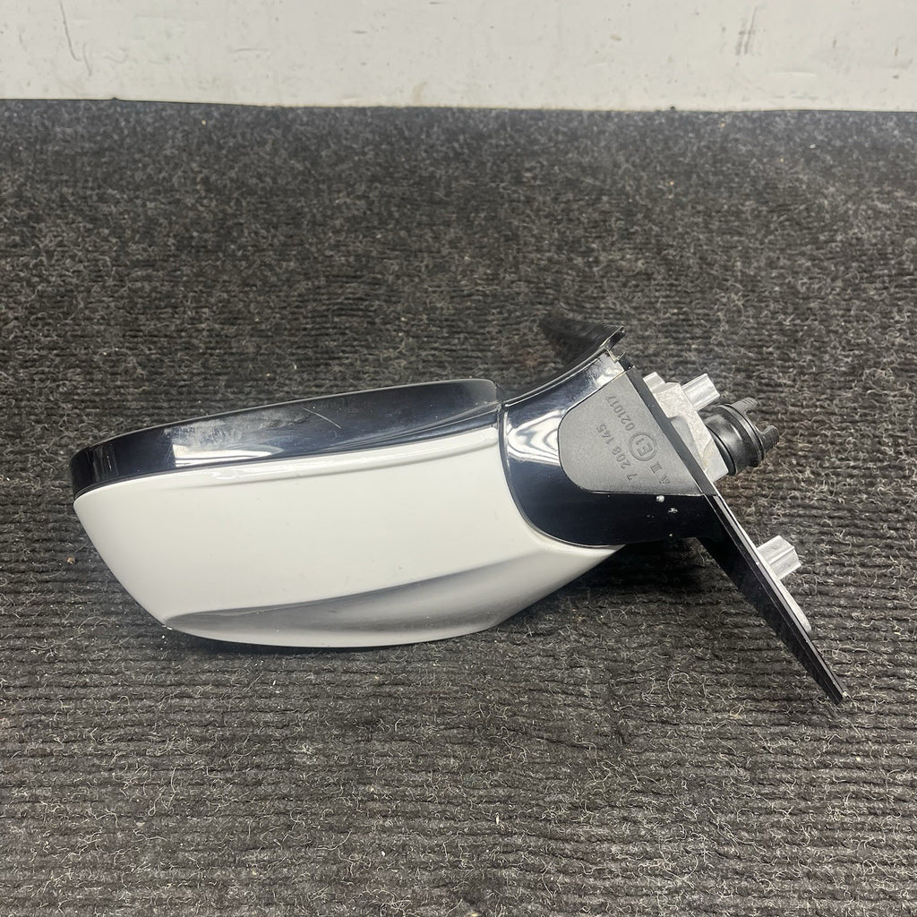 ☑️ 10-13 OEM BMW E82 E88 Front Left Driver Side Heated Mirror Assembly White