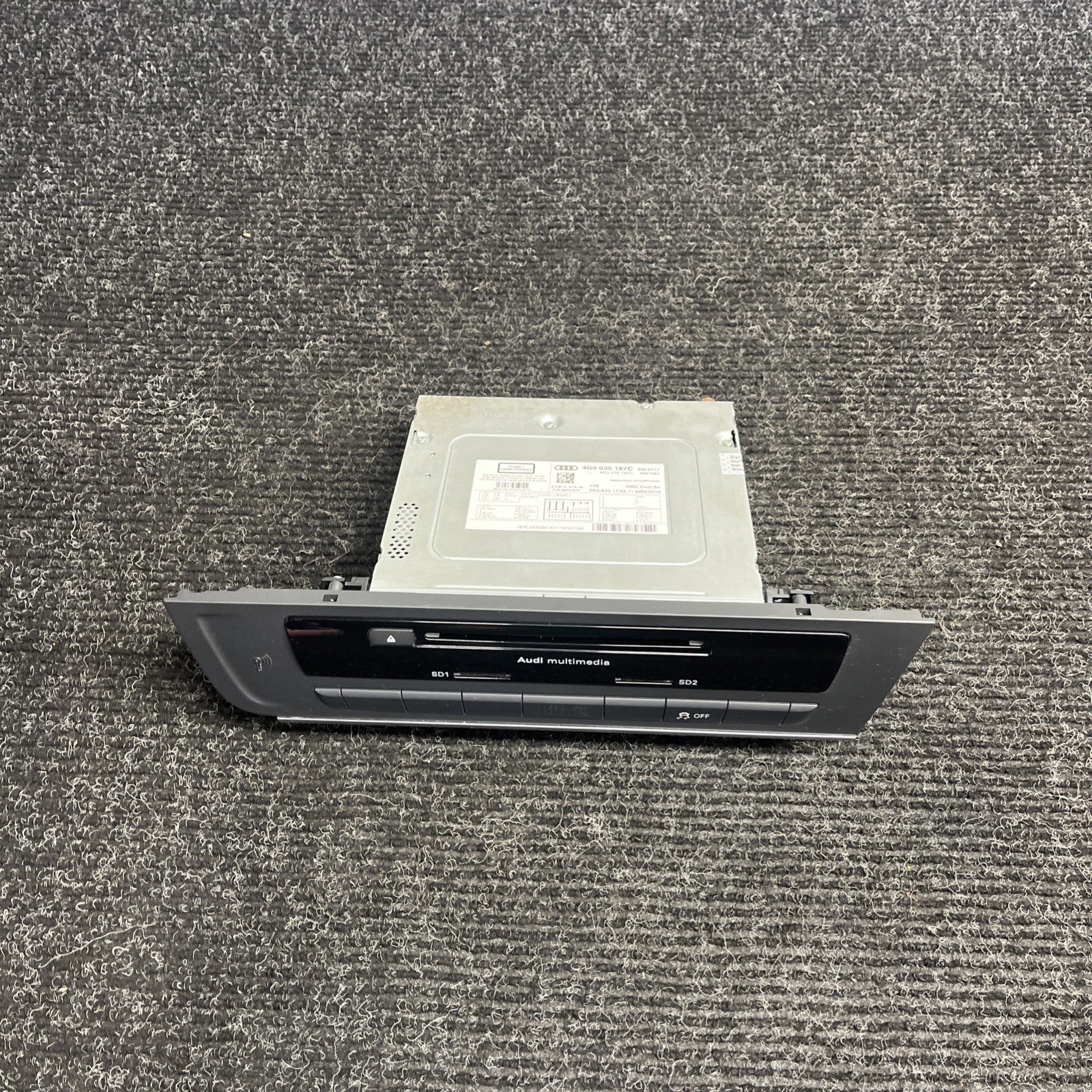 ☑️ 2016-2018 AUDI RS7 OEM RADIO MULTIMEDIA PLAYER CONTROL PANEL 4G1035025