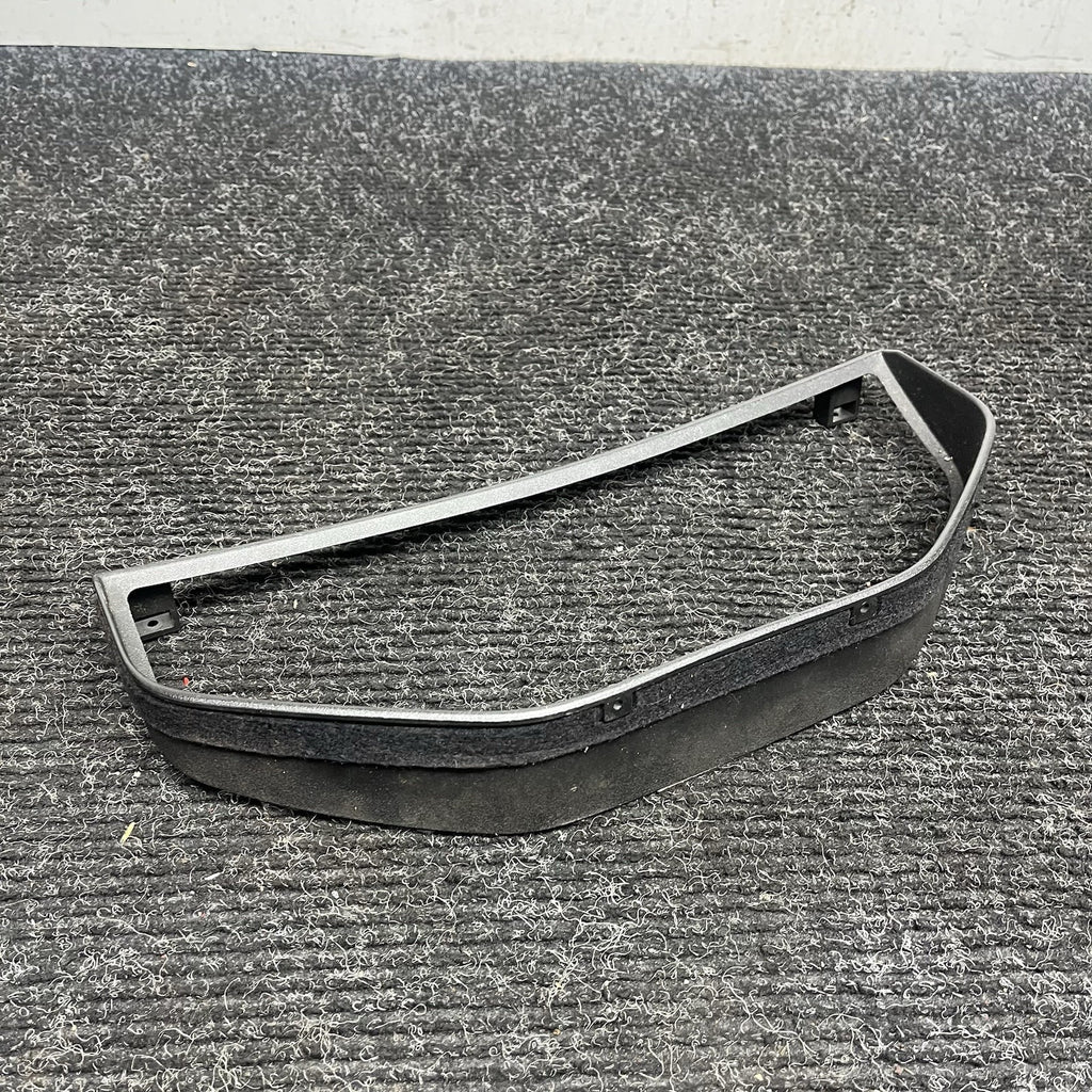 ☑️ 1984-93 BMW 318i OEM Instrument Gauge Cluster Trim Insert Cover Black 1368872