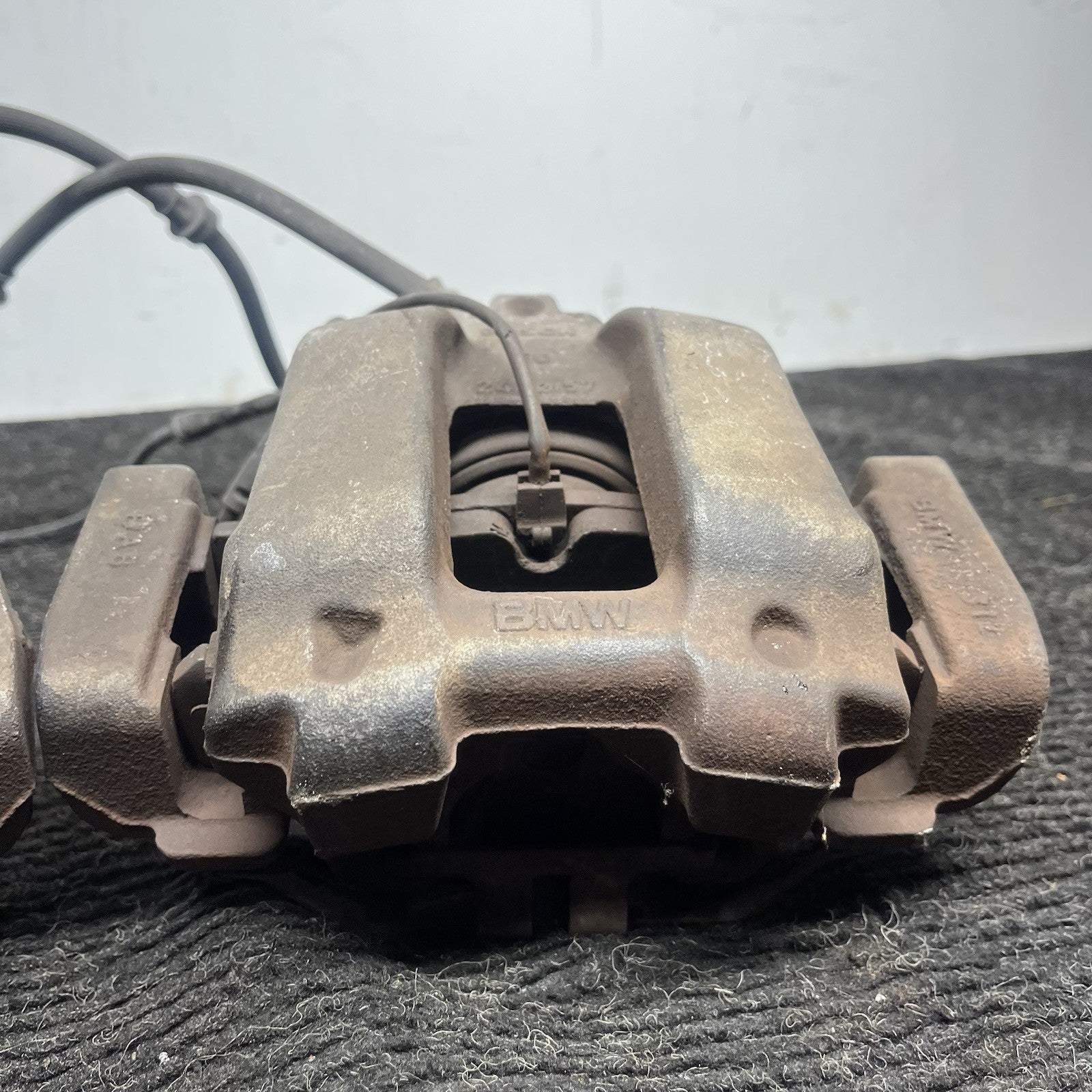 ☑️ 12-16 BMW 328I F30 RWD FRONT LEFT & RIGHT SIDE ABS BRAKE CALIPER SET OF 2 OEM