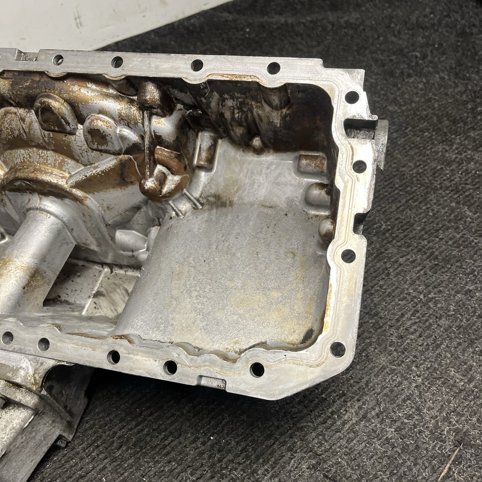 ☑️ BMW 2007-2014 E70 E71 X5 X6 N55 3.0L AWD Engine Lower Oil Pan OEM