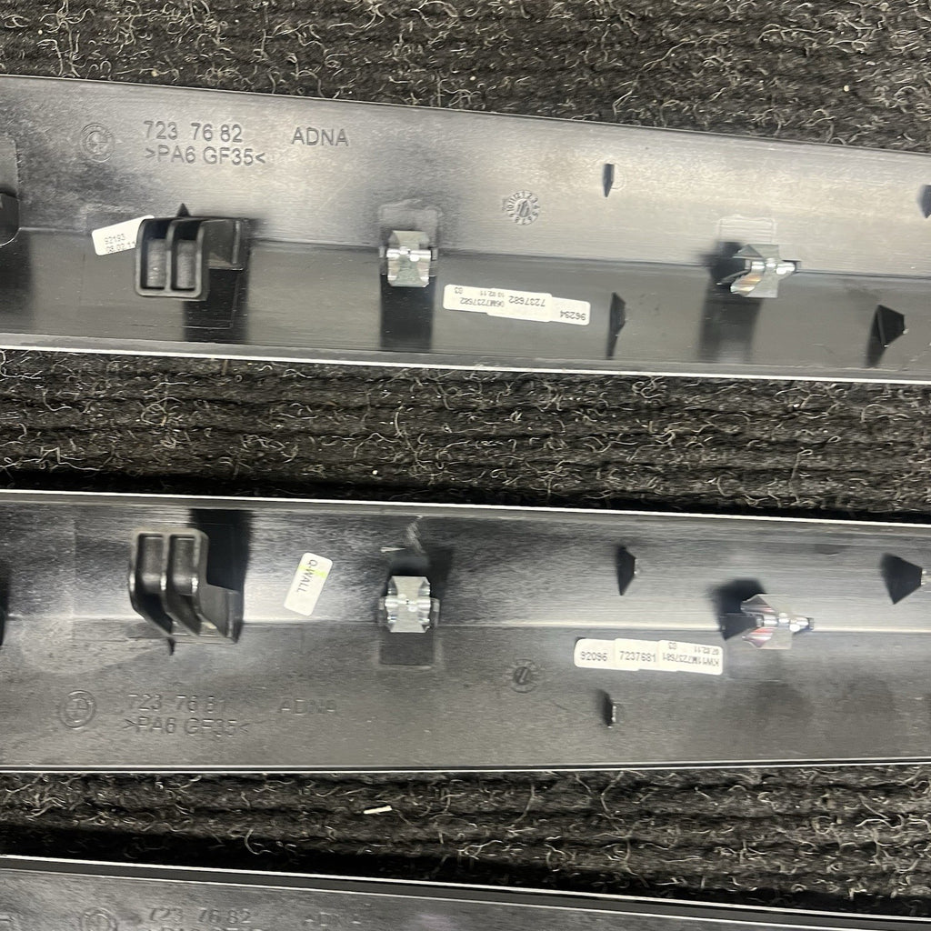 ☑️ 2011-2014 BMW F25 X3 F26 X4 Factory Brushed Aluminum Door Trim Set of 4 OEM