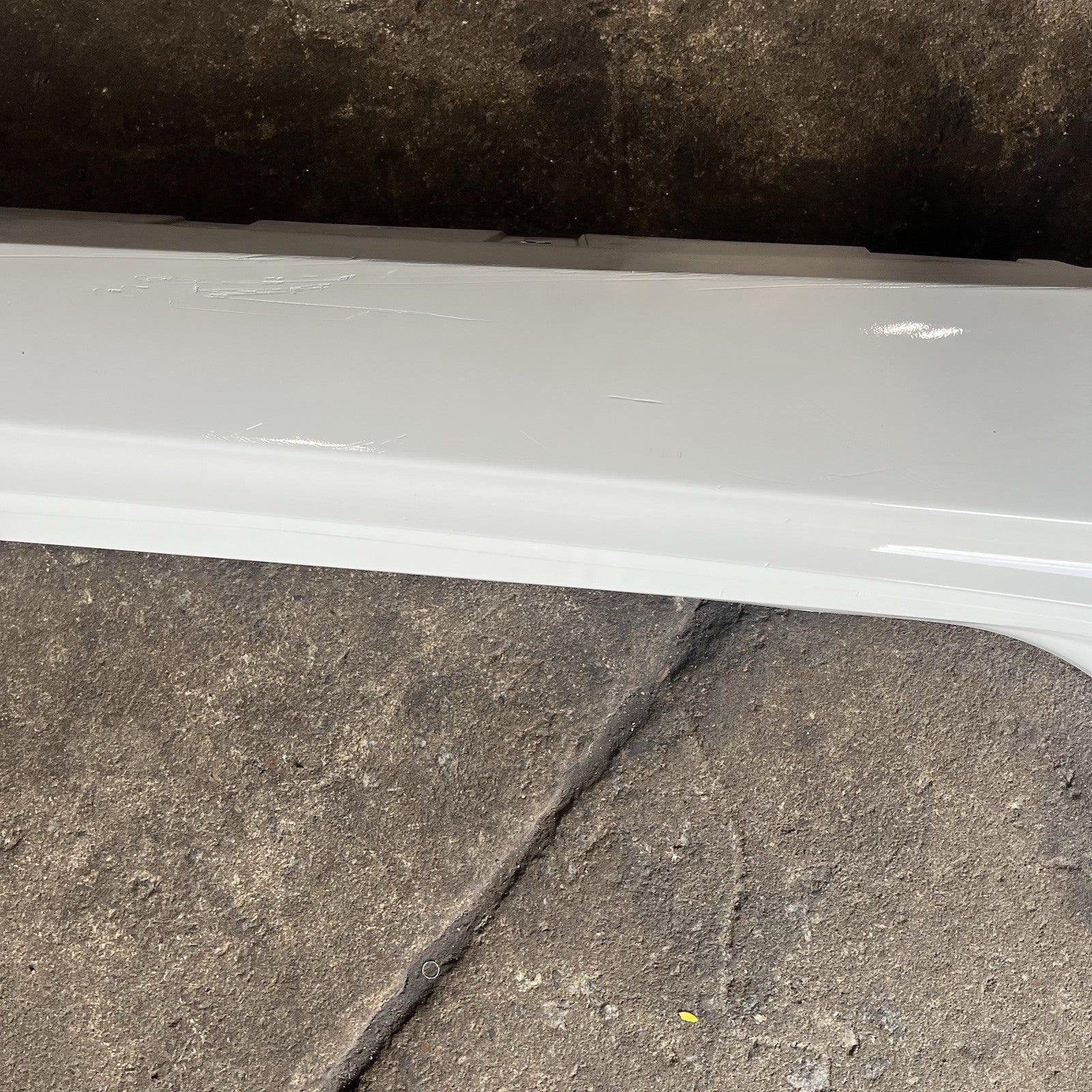 ☑️ 07-13 OEM BMW E92 E93 Right Passenger Side Skirt Rocker Panel White