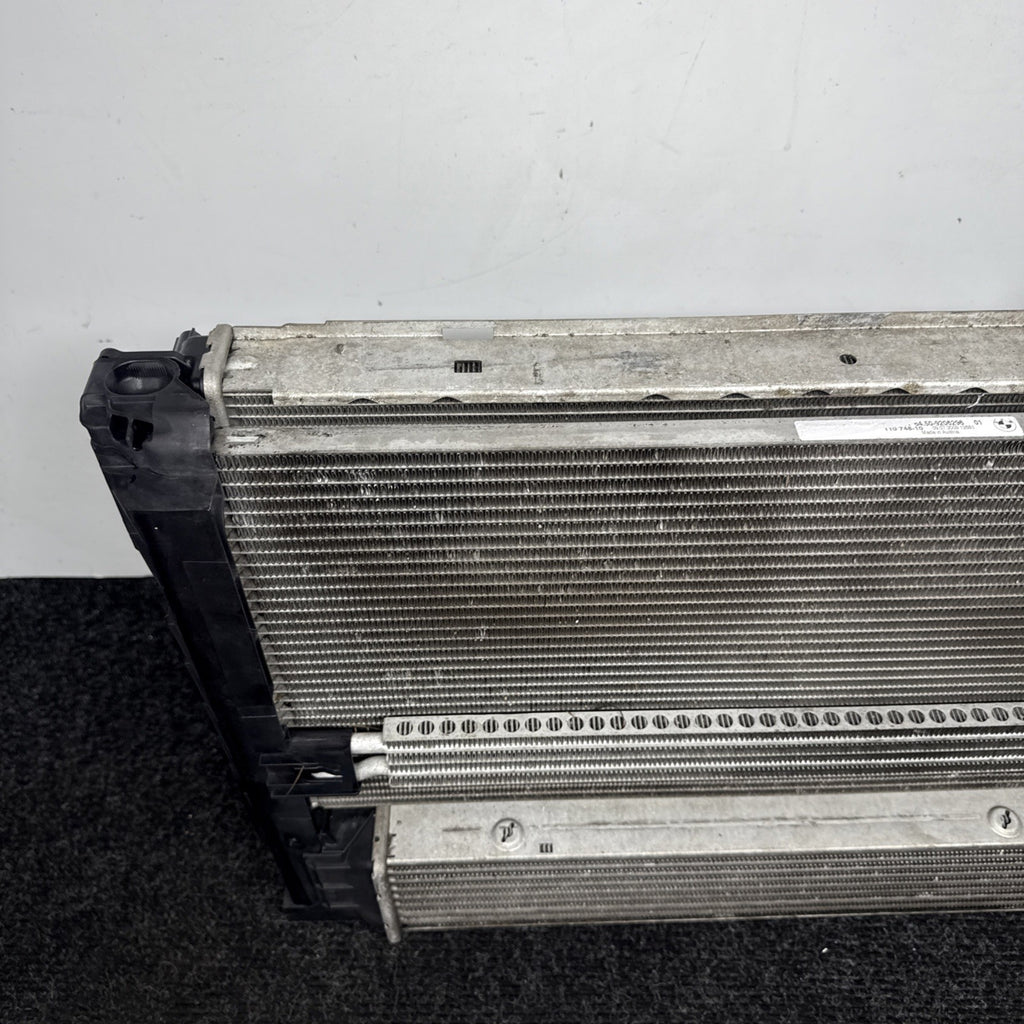 ☑️ 07-13 BMW E82 E90 E92 E93 N54 N55 Radiator Condenser Intercooler Complete 72k