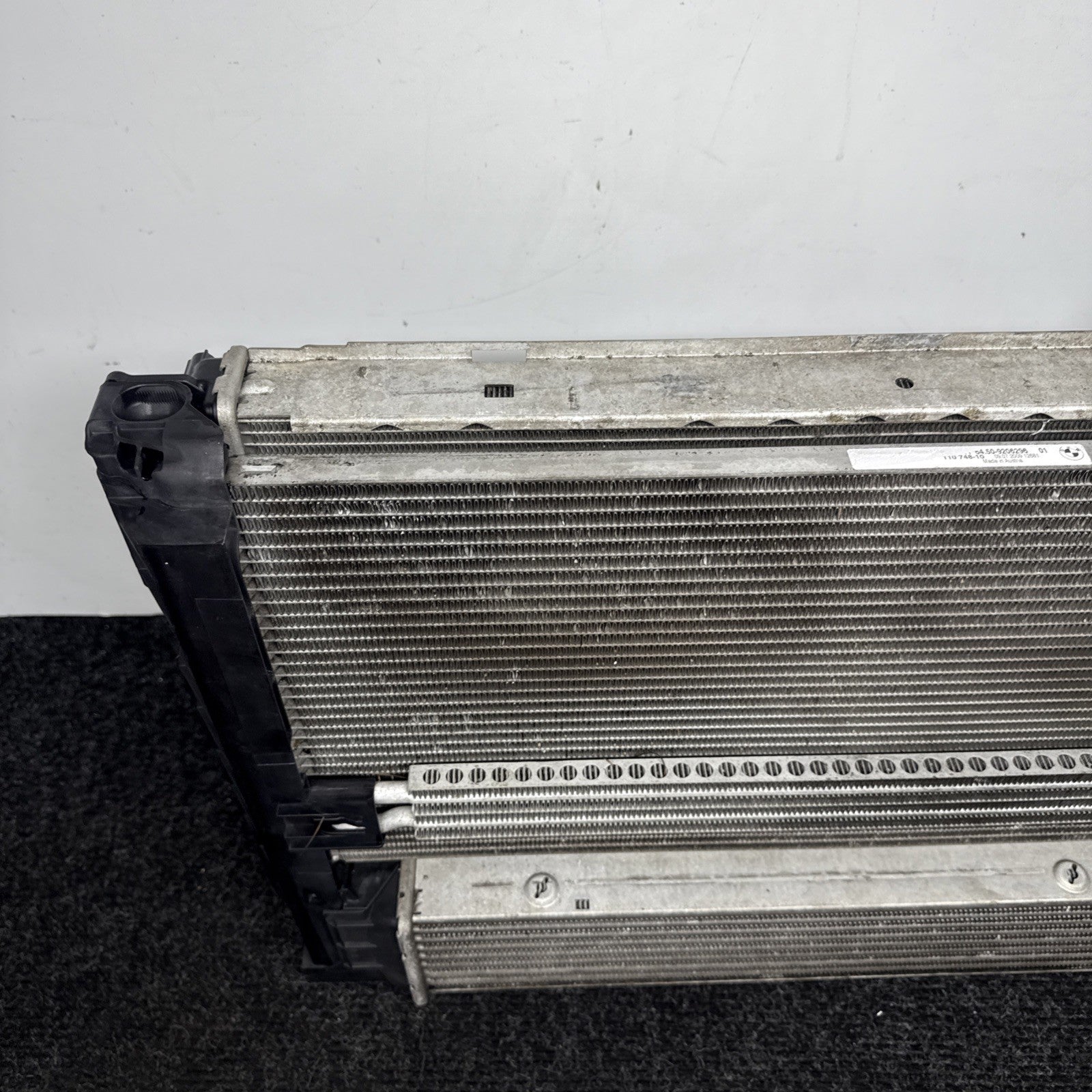 ☑️ 07-13 BMW E82 E90 E92 E93 N54 N55 Radiator Condenser Intercooler Complete 72k