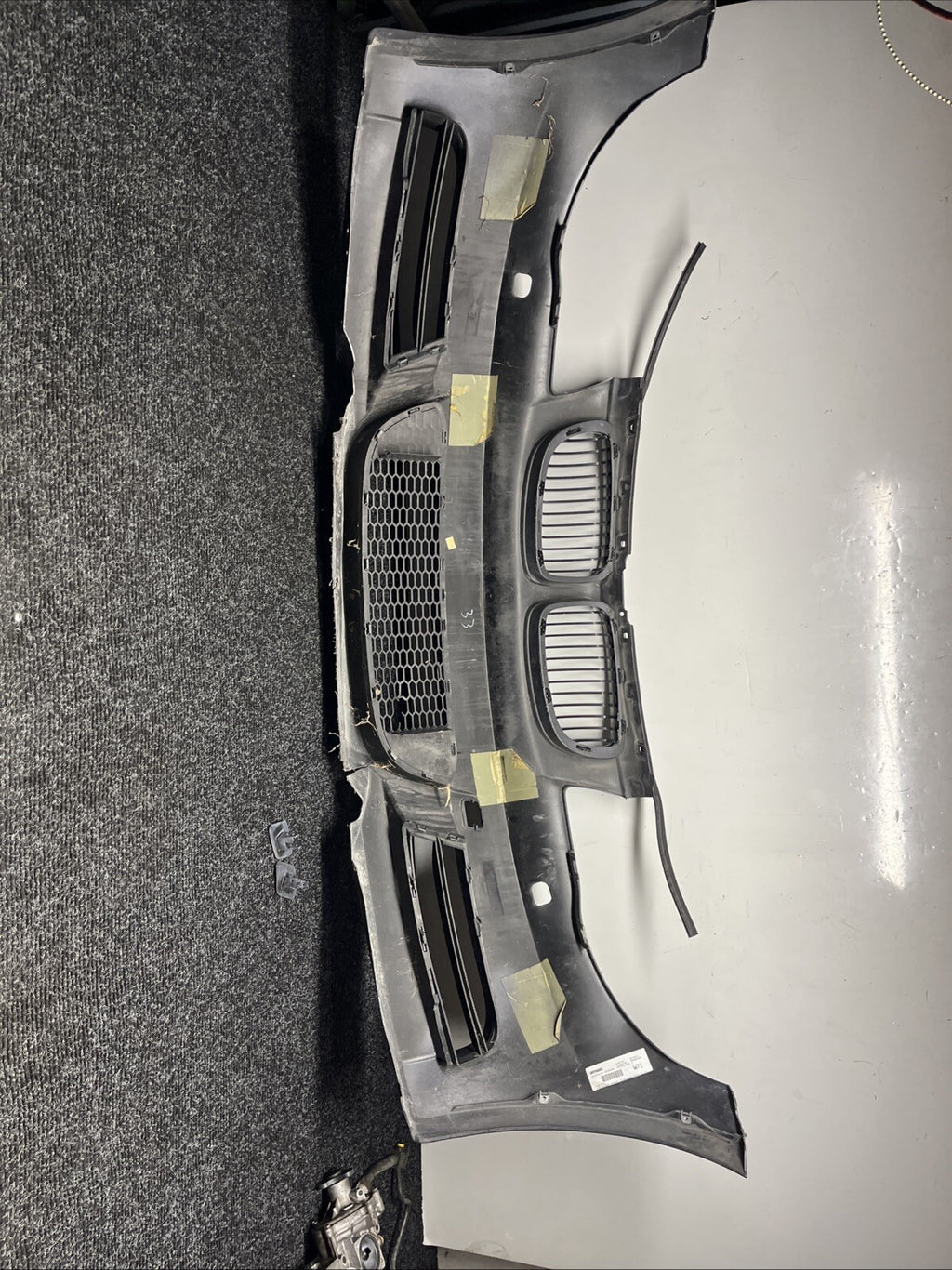 ☑️ 08-13 OEM BMW E82 E88 135 Front Bumper M Sport Sparkling Metallic A22/7 *NOTE
