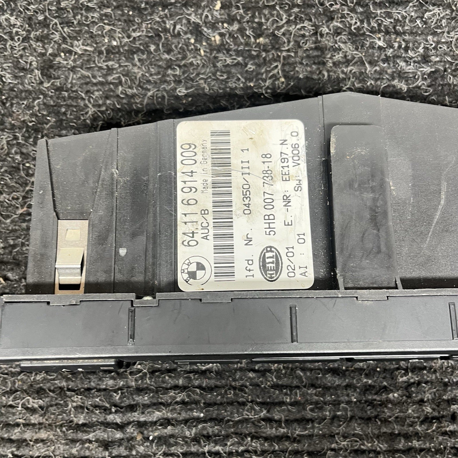 ☑️ 00-06 Bmw E46 3 Series Ac Heater Air Condition Temperature Control Switch Oem