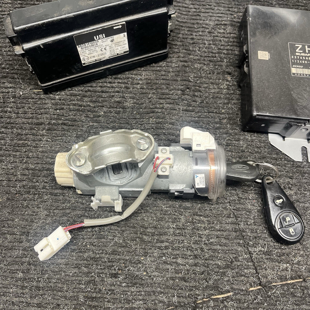 ☑️ 2011 SUBARU WRX STI EJ257 GV8 OEM ENGINE ECU IMMOBILIZER KEY CLUSTER KIT 185k