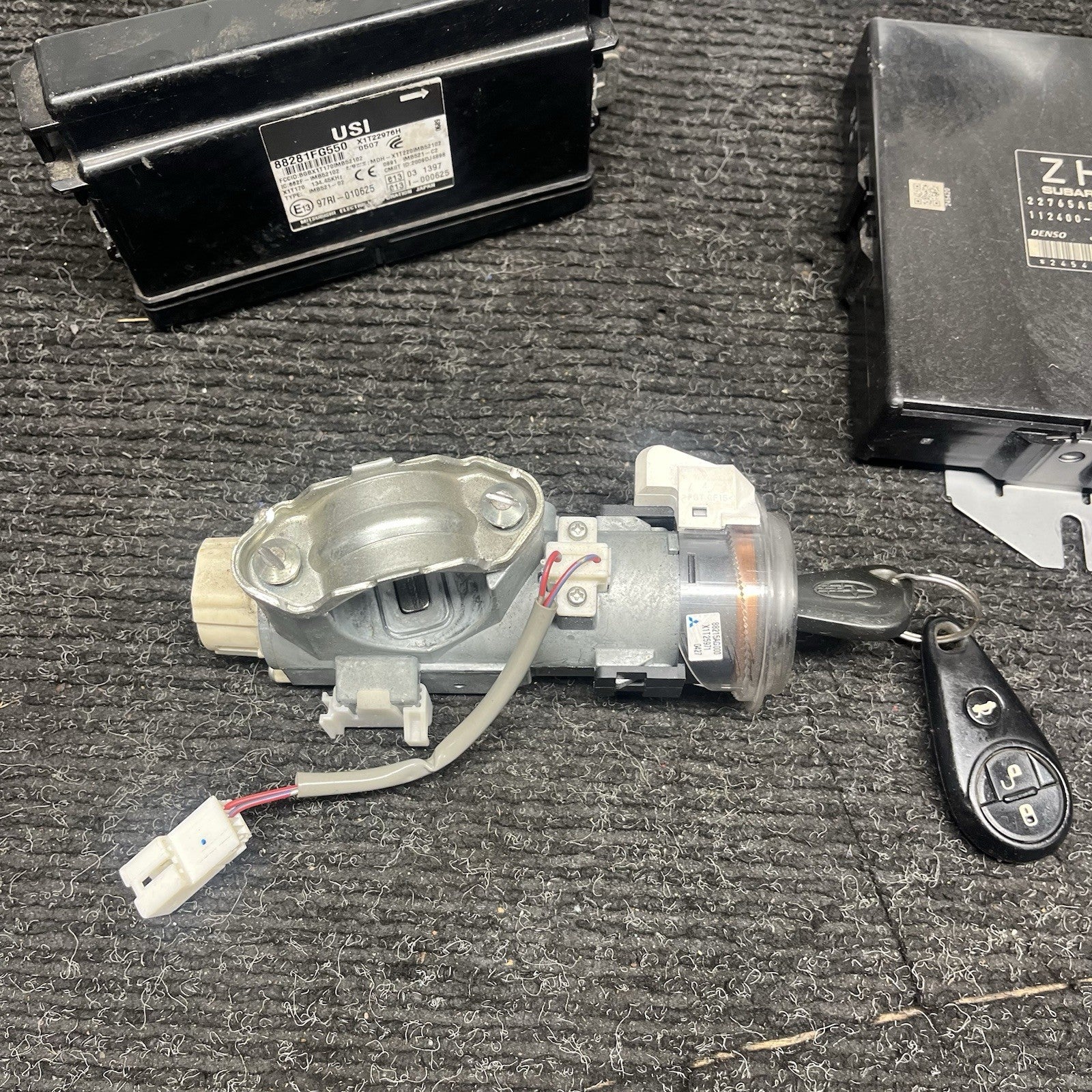 ☑️ 2011 SUBARU WRX STI EJ257 GV8 OEM ENGINE ECU IMMOBILIZER KEY CLUSTER KIT 185k