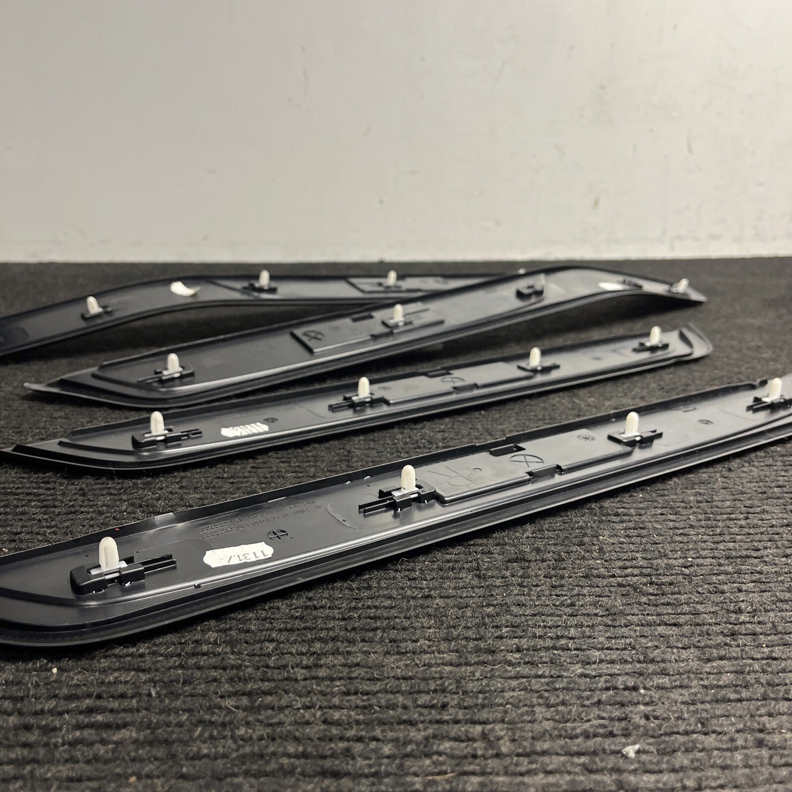 ☑️ 2010 BMW 750i SET OF 4 M SPORT DOOR SCUFF SILL PLATES TRIM COVER OEM