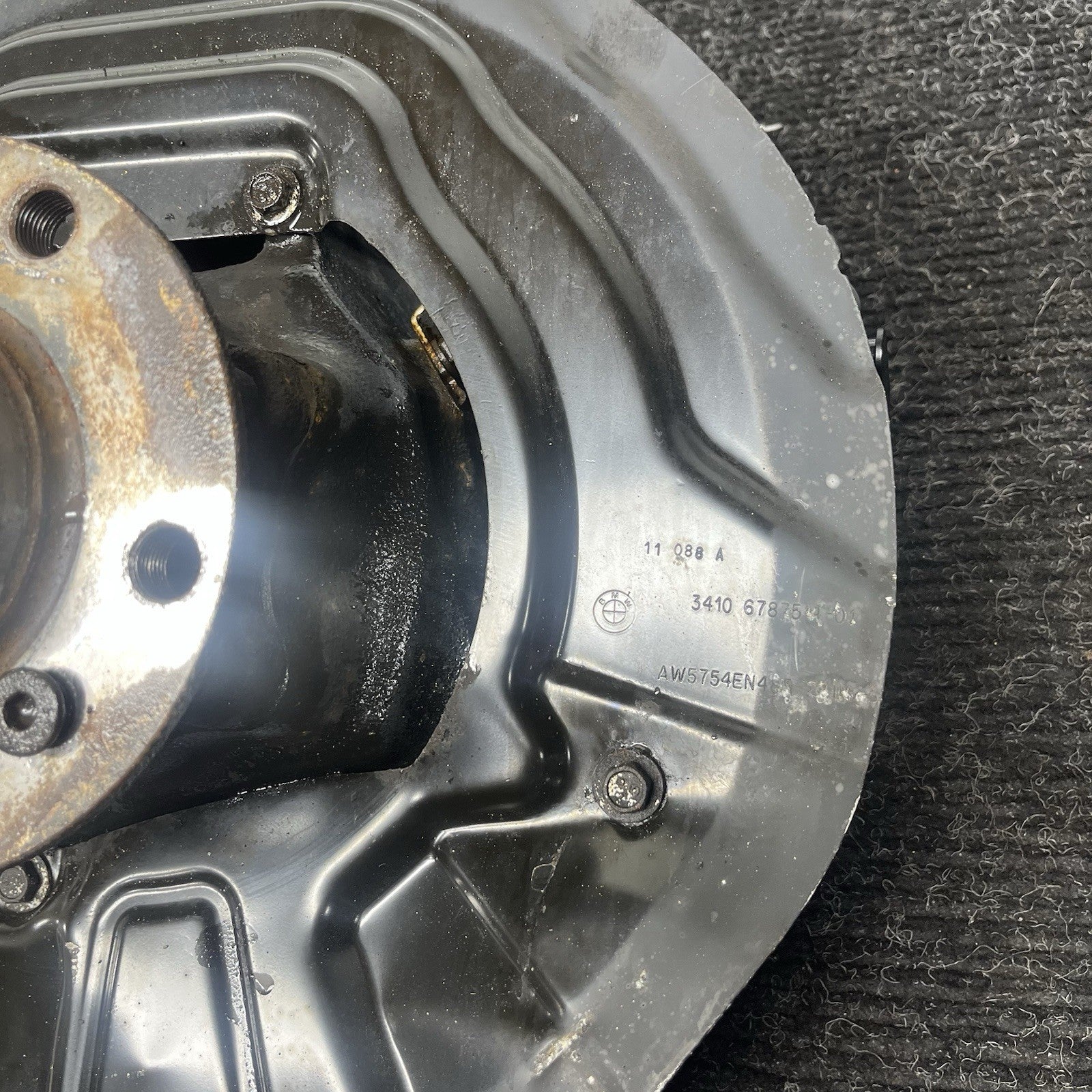 ☑️ OEM BMW F25 F26 X3 X4 AWD Front Right Passenger Hub Spindle Knuckle Bearing