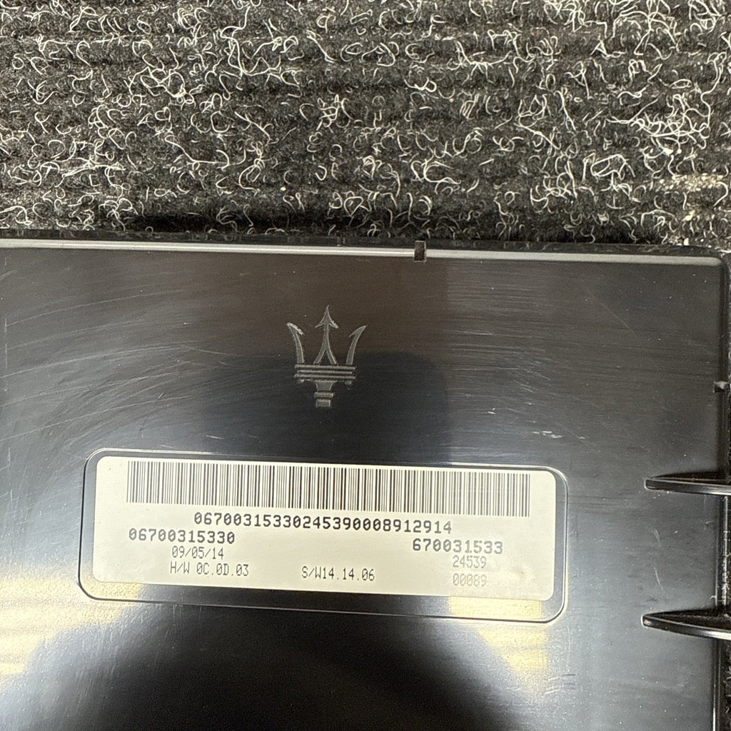 ☑️ 2014-2017 MASERATI GHIBLI SQ4 A/C AC AIR CONDITIONER MODULE CONTROL OEM