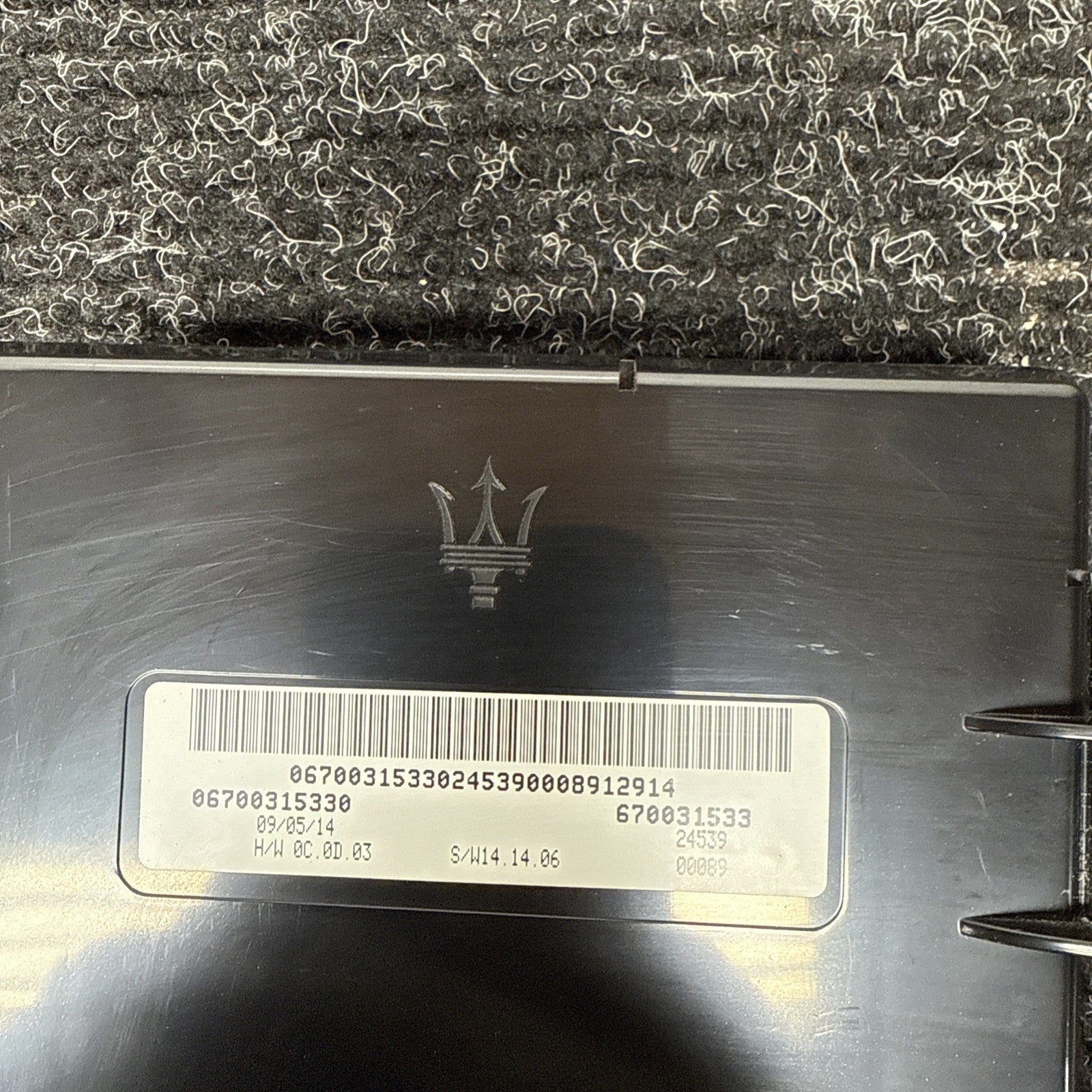 ☑️ 2014-2017 MASERATI GHIBLI SQ4 A/C AC AIR CONDITIONER MODULE CONTROL OEM