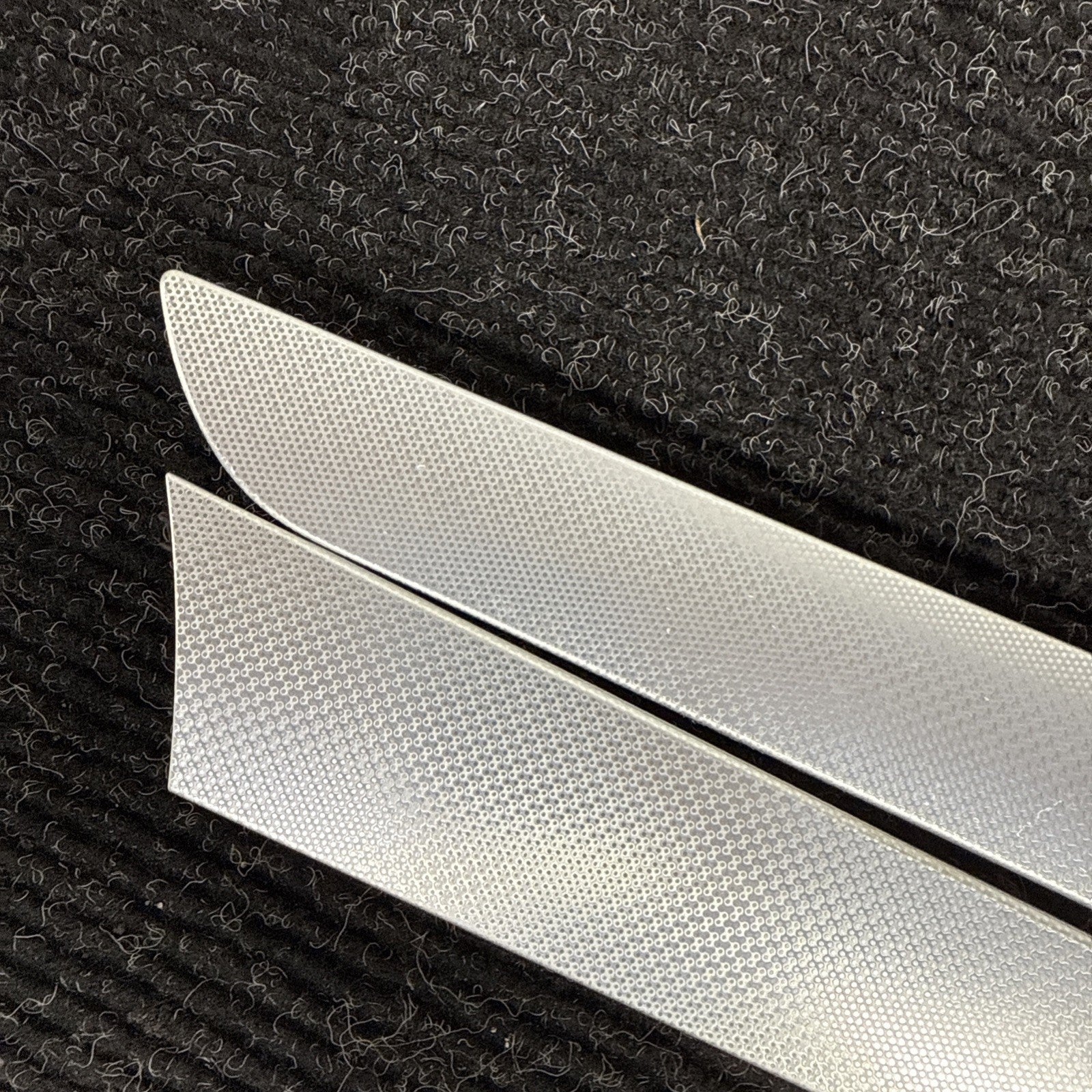 ☑️ 2013 AUDI A4 B8 8K DASH DOOR CONSOLE FISH SCALE ALUMINUM TRIM SET OEM