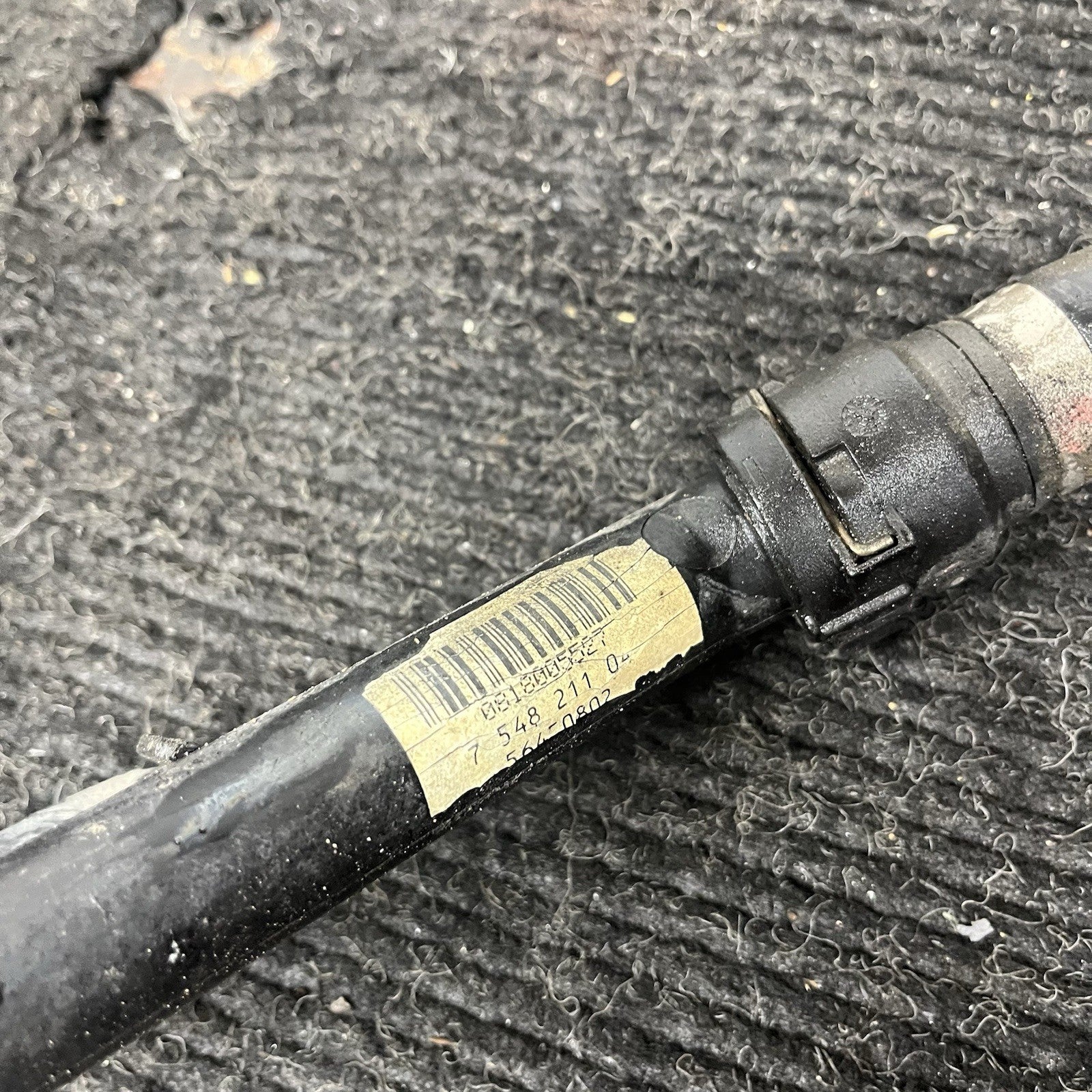☑️ 2007-13 BMW 335I E92 3.0L N54 THERMOSTAT HEATER WATER COOLANT RETURN HOSE OEM