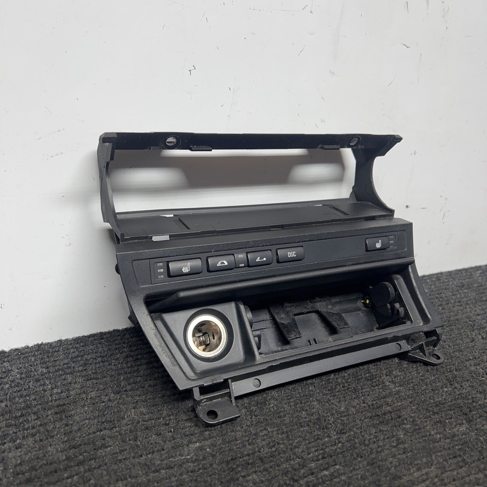☑️ 01-06 E46 BMW CONVERTIBLE FRONT ASHTRAY CENTER CONSOLE COMPARTMENTS COMPLETE