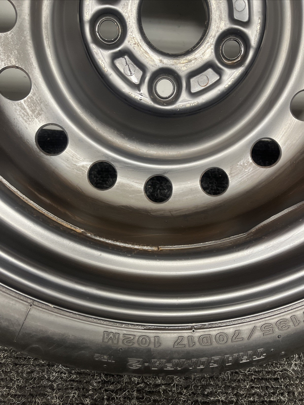 ☑️ Spare Tire 17" Fits 2008-2014 Subaru Impreza OEM Genuine Donut 135/70/17 NOTE