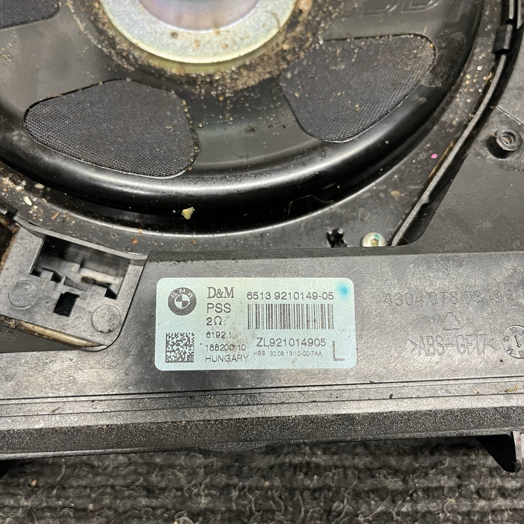 ☑️ 12-18 BMW F30 328i 320i Left Side Subwoofer Speaker Hi-Fi System 9210149 OEM