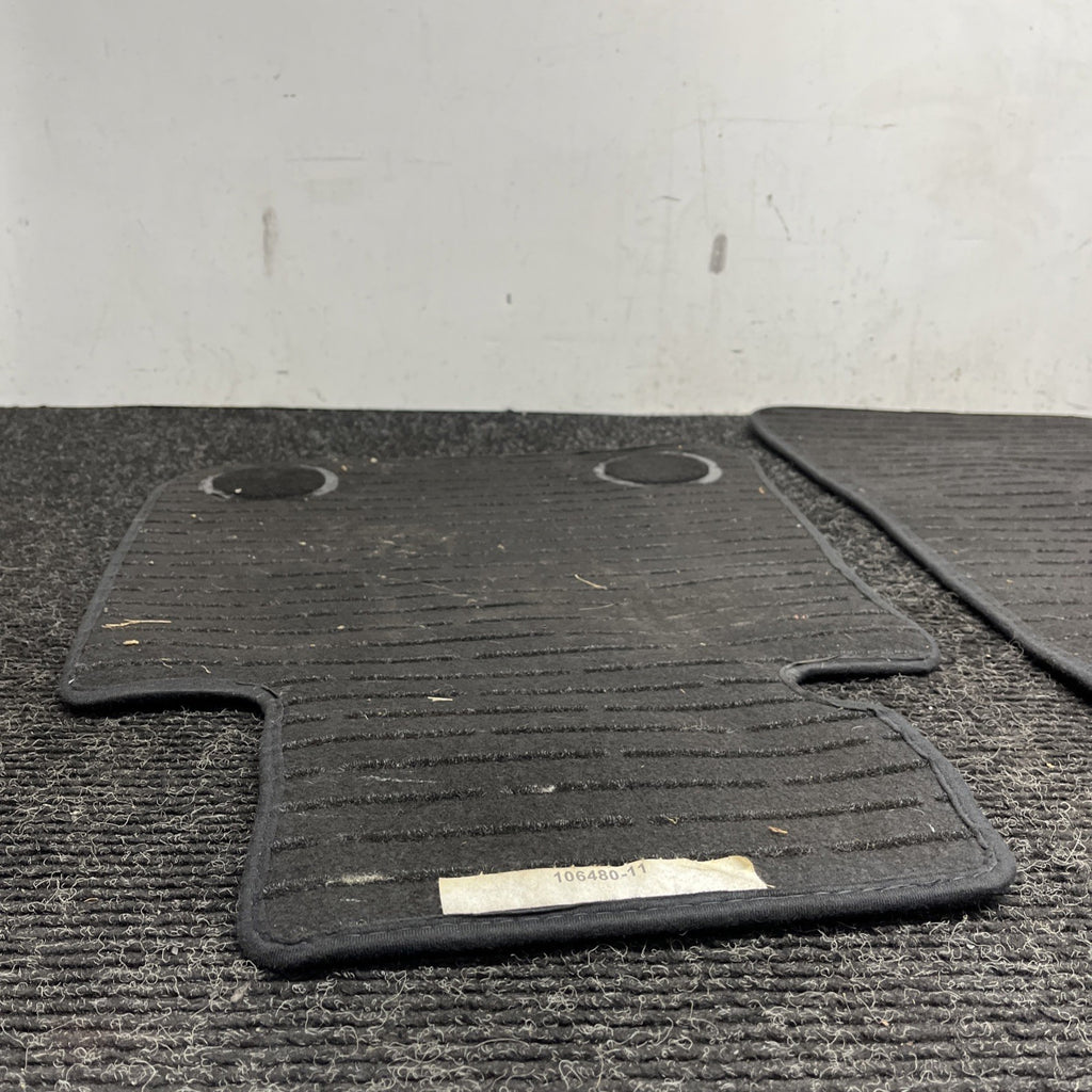 ☑️ Bmw Black Floor Mats Set Part Number 106480-11 OEM 3 And 5 Series