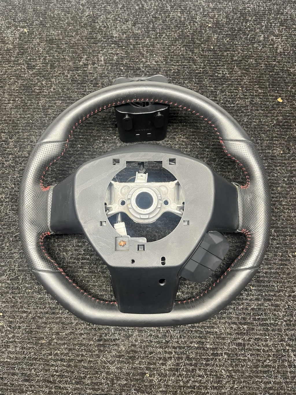 ☑️ 18-21 SUBARU WRX STI OEM STEERING WHEEL W/ BUTTONS CONTROLS PIANO BLACK TRIM