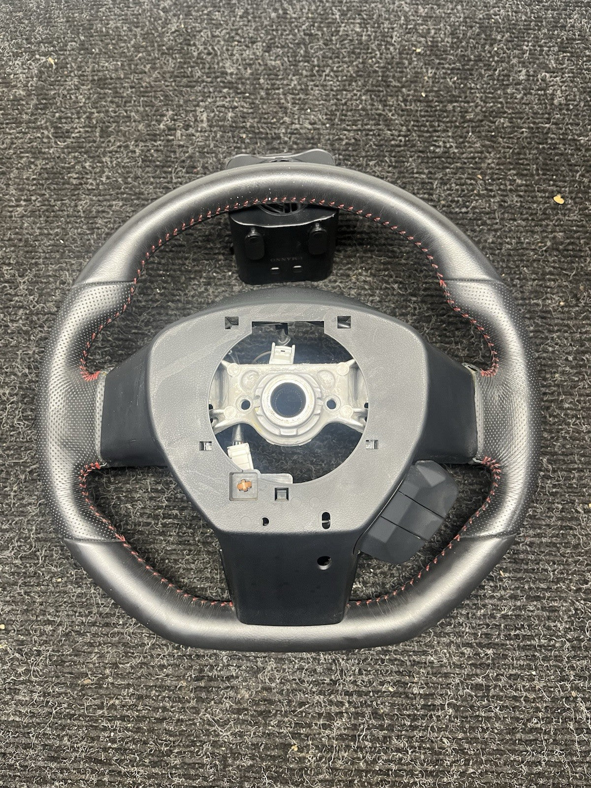 ☑️ 18-21 SUBARU WRX STI OEM STEERING WHEEL W/ BUTTONS CONTROLS PIANO BLACK TRIM