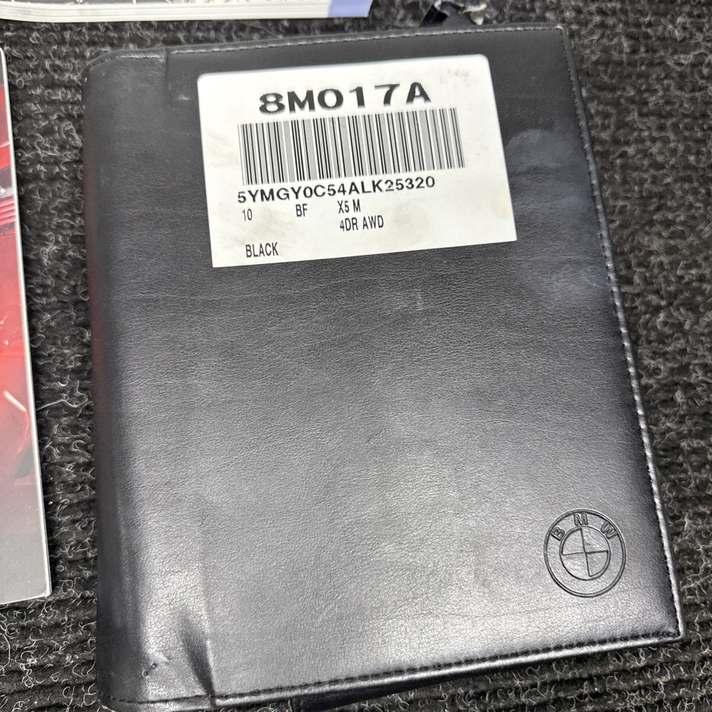 ☑️ 2010-2013 OEM BMW E70 E71 X5M X6M Owners Manual Book w/ Wallet SET