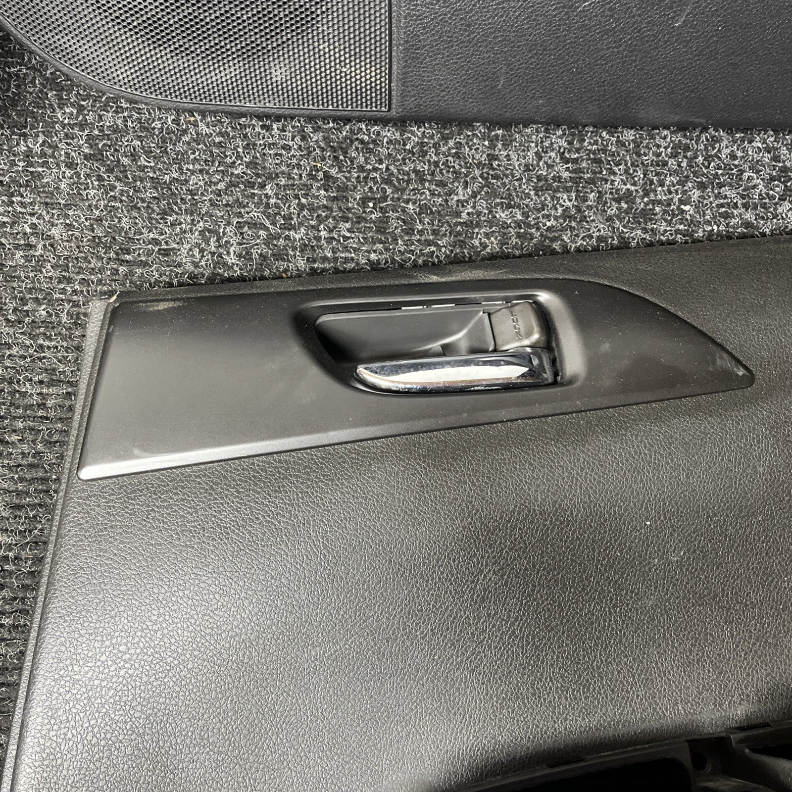 ☑️ 2011-2014 SUBARU IMPREZA WRX & STI DOOR PANELS DOOR CARDS BLACK/RED STITCHED