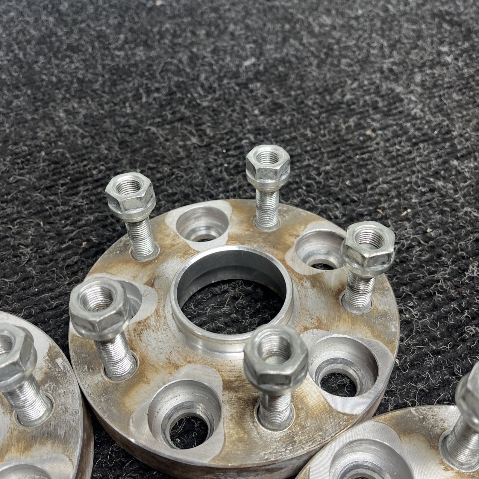 ☑️4x 20mm Black Hubcentric Wheel Spacers 5x100  BRZ impreza legacy Forester 86