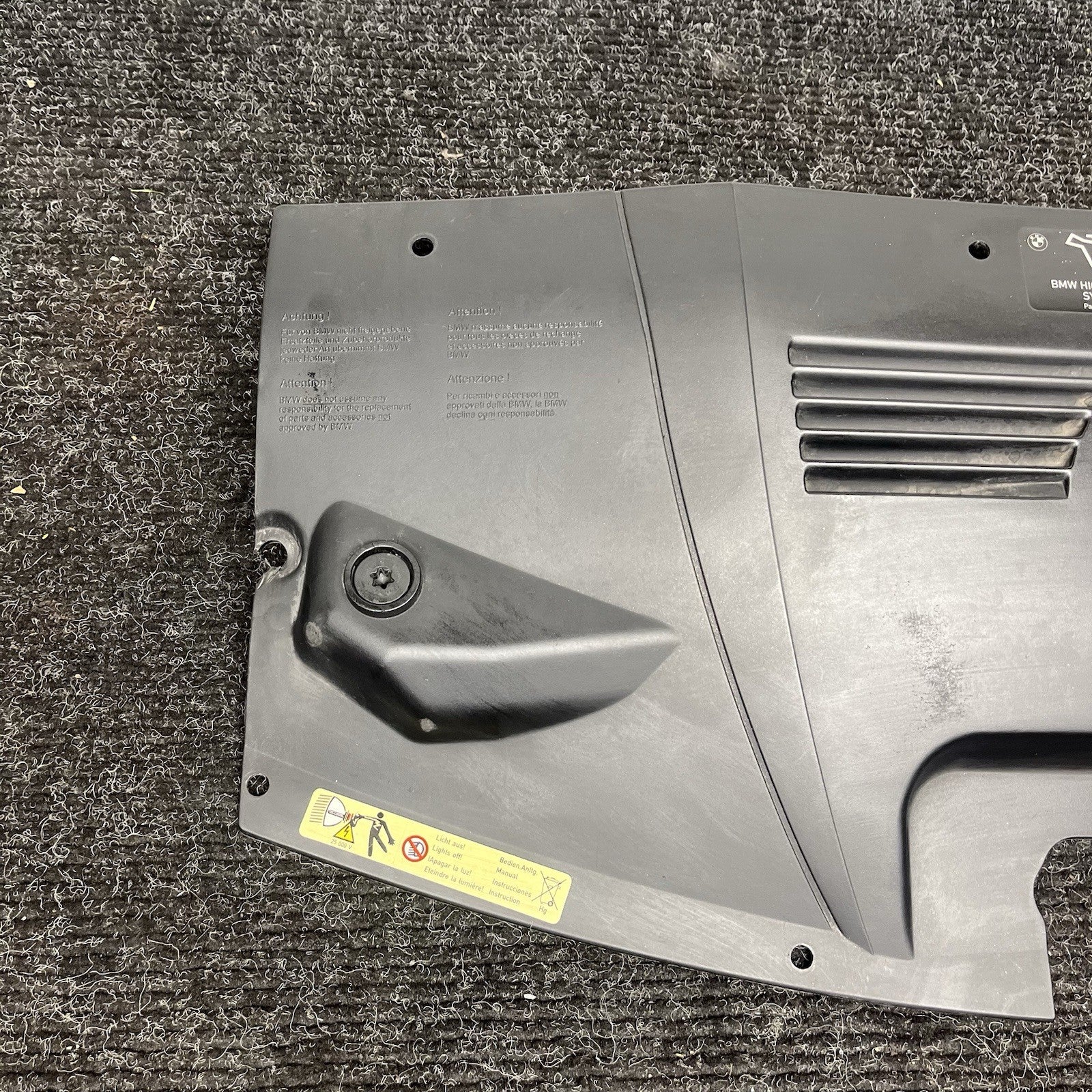 ☑️ 03-08 BMW E85 E86 Z4 Engine Motor Radiator Upper Deflector Shield Cover OEM