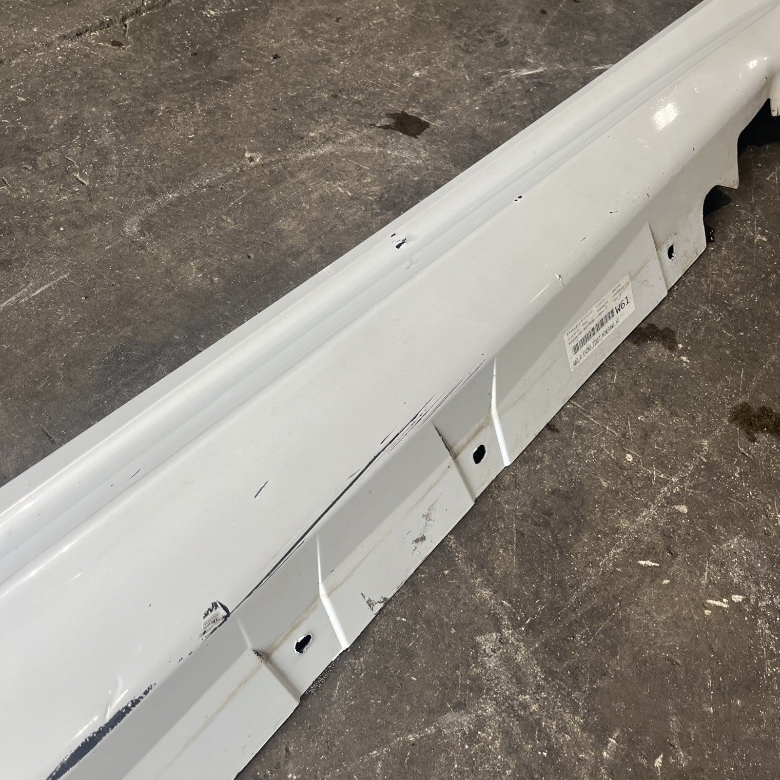 ☑️ 07-13 OEM BMW E92 E93 M3 Right Passenger Side Skirt Rocker Panel MineralWhite