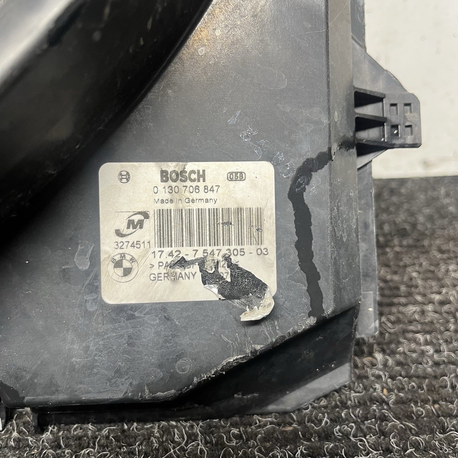 ☑️ 2007-2013 BMW 128i 328i N51 Radiator Cooling Fan 17427547305 OEM NOTE*