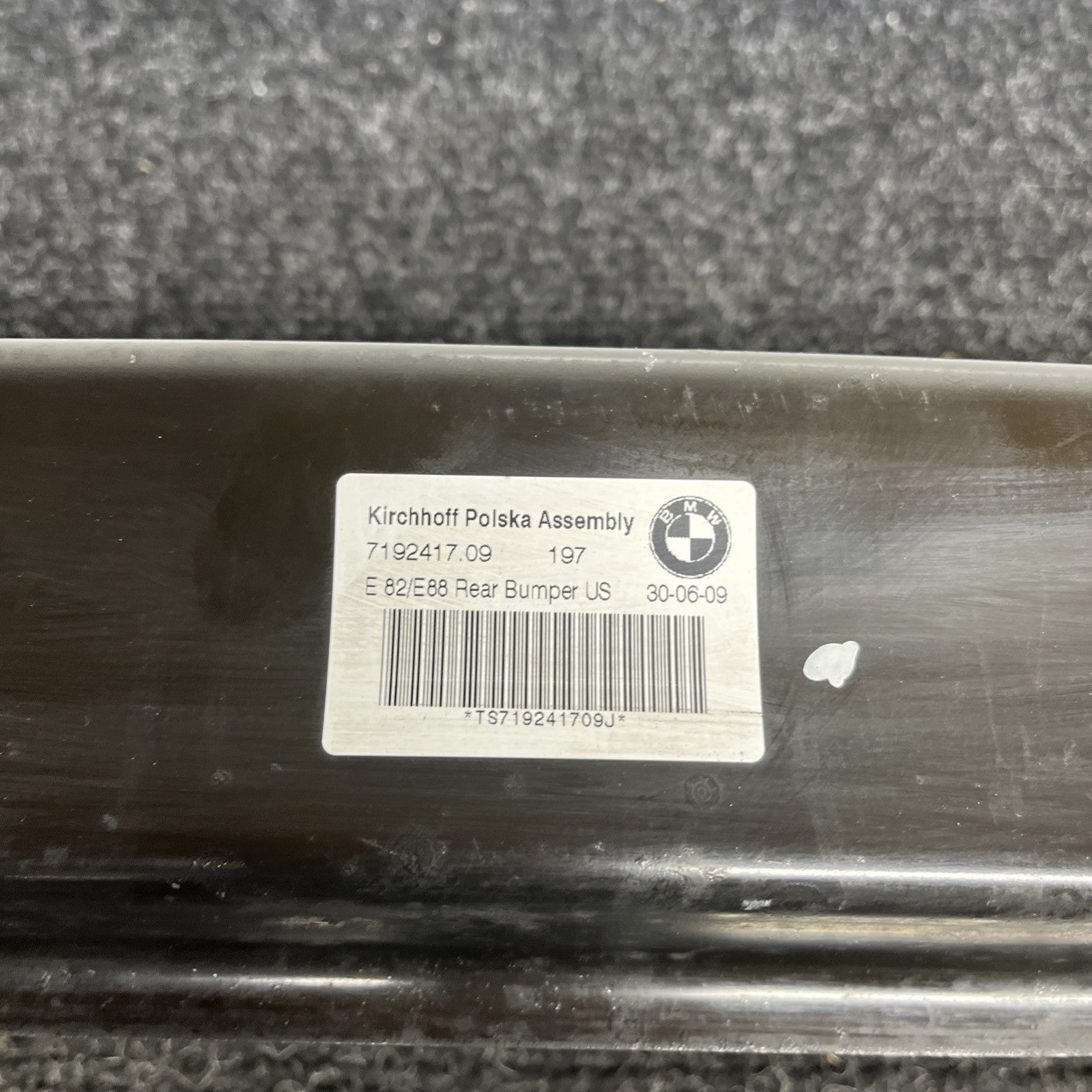 ☑️ BMW REAR BUMPER REINFORCEMENT IMPACT BAR E88 E82 1 SERIES 08-13