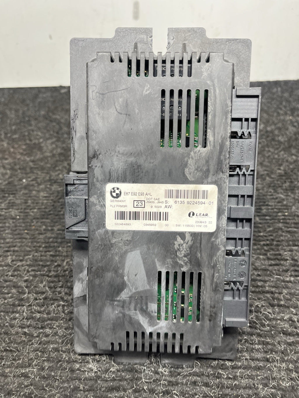 ☑️ 07-13 BMW E87 E92 E93 FOOTWELL LIGHT CONTROL MODULE FRM3R PL2 #6135 9286883