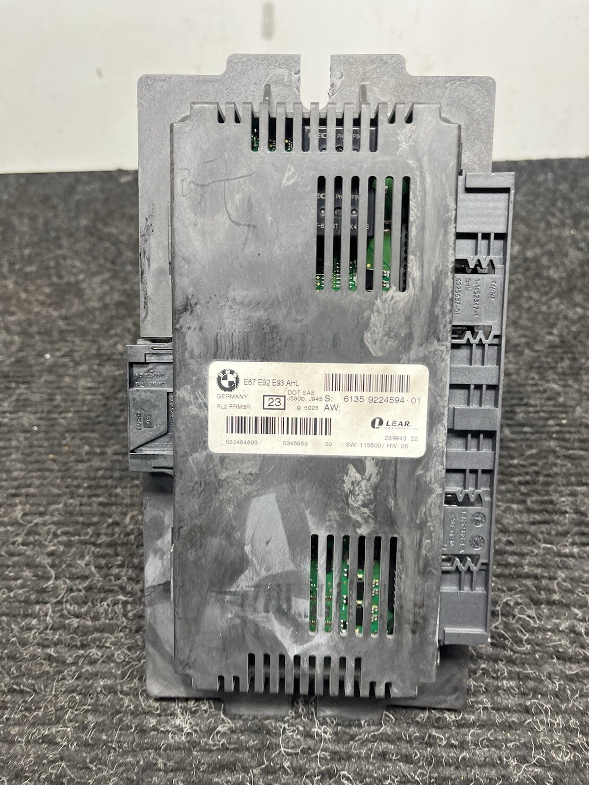 ☑️ 07-13 BMW E87 E92 E93 FOOTWELL LIGHT CONTROL MODULE FRM3R PL2 #6135 9286883