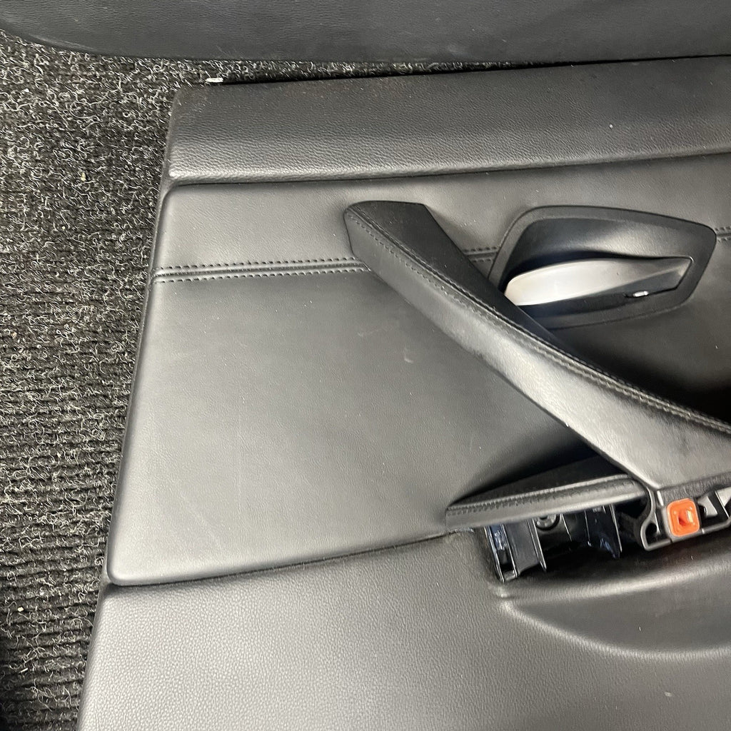 ☑️ 08-11 OEM BMW E90 M3 Sedan Full Set Door Card Panel Leather Novillo Black