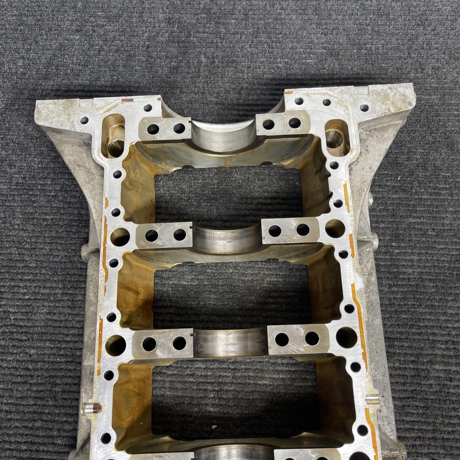 ☑️ 08-13 BMW E90 E92 E93 M3 LOWER BLOCK PLATE BOTTOM CRANK HOUSING S65 ENGINE