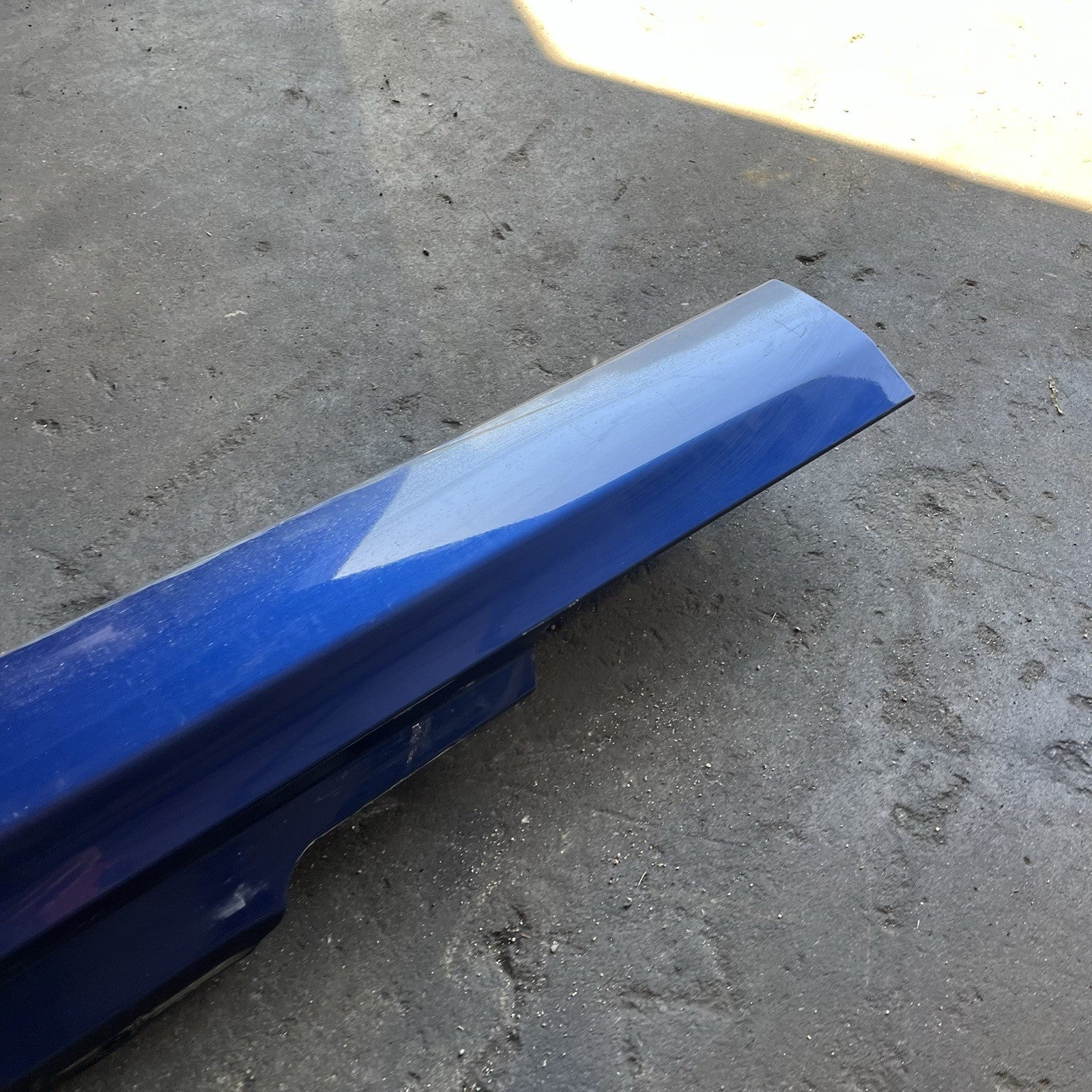 ☑️ 07-13 OEM BMW E92 E93 328 335 Left Driver Side Skirt Rocker Panel Lemans Blue