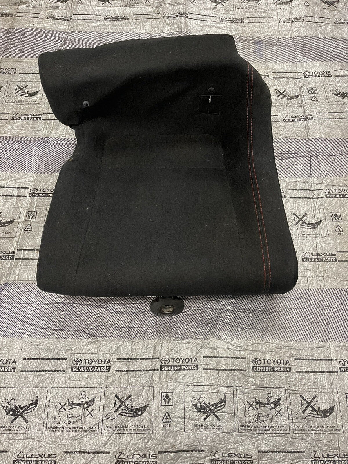 2013-2015 Scion FR-S Seat Cushion Lower Rear Left Driver LH OEM FRS Red Stitch