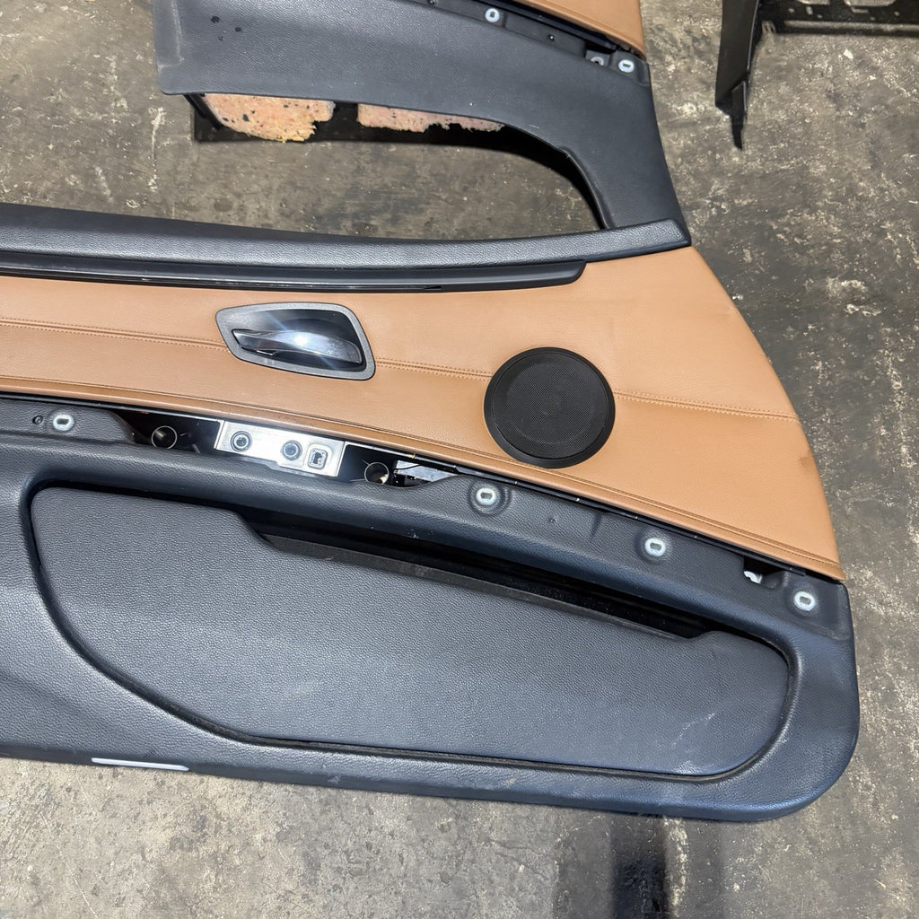 ☑️ 07-13 BMW E93 335 Convertible OEM Saddle Brown Interior Seats Complete Heated