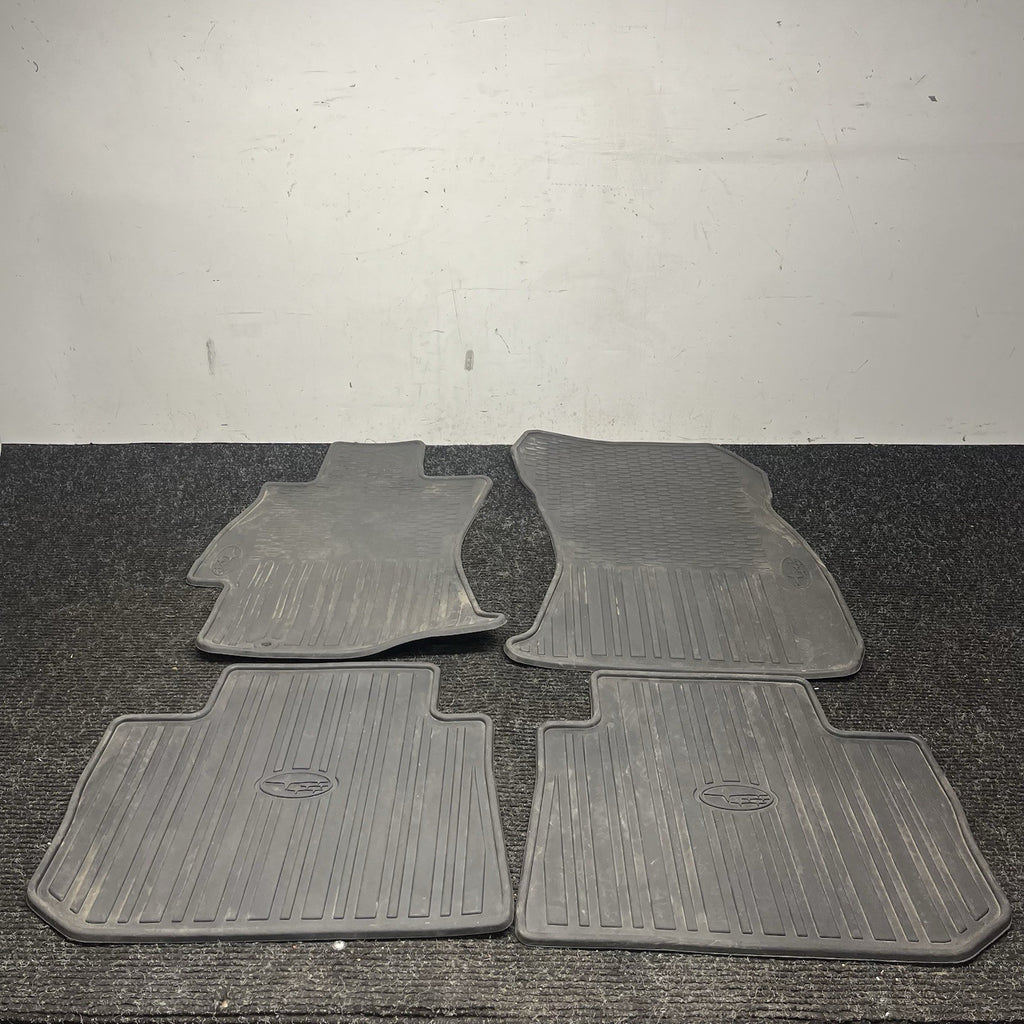 ☑️ SUBARU WRX STI 2.5L 2015 ALL WEATHER RUBBER FLOOR MAT SET J501SVA200 OEM