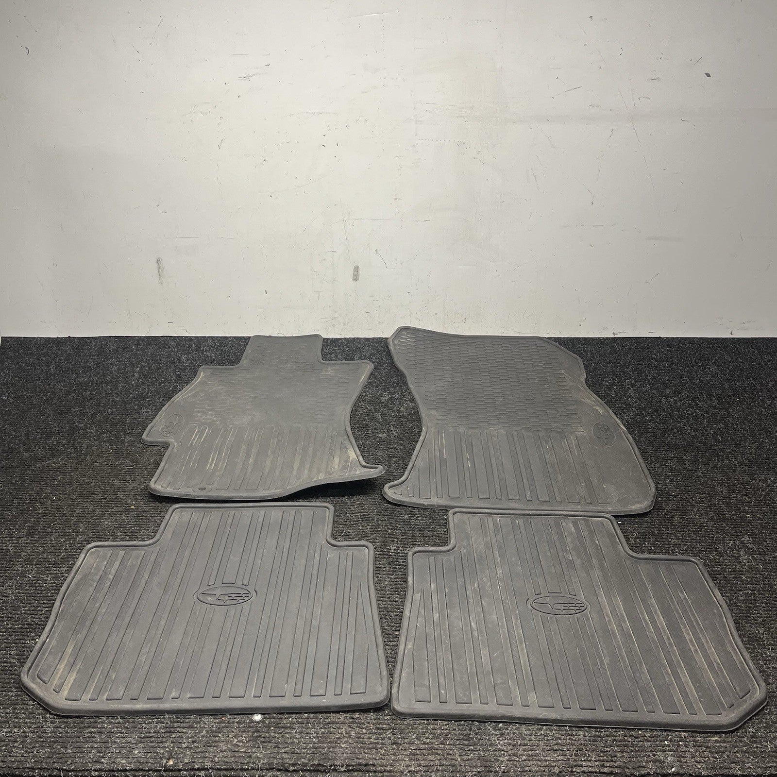 ☑️ SUBARU WRX STI 2.5L 2015 ALL WEATHER RUBBER FLOOR MAT SET J501SVA200 OEM