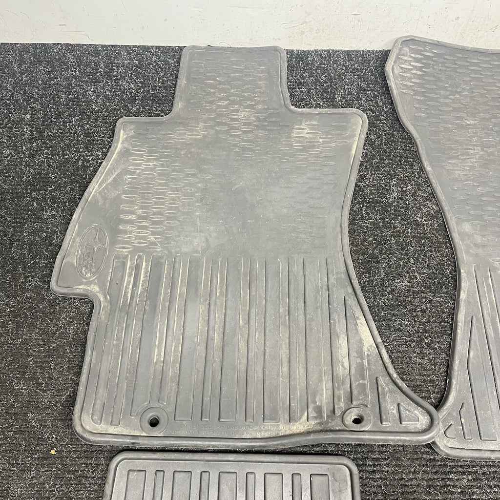 ☑️ SUBARU WRX STI 2.5L 2015 ALL WEATHER RUBBER FLOOR MAT SET J501SVA200 OEM