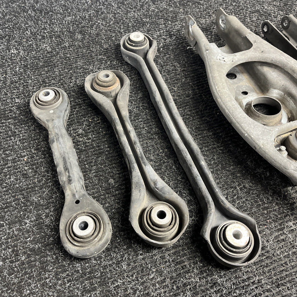 ☑️ OEM BMW E82 E90 E92 Rear Left Lower Upper Suspension Control Arm Wishbone SET