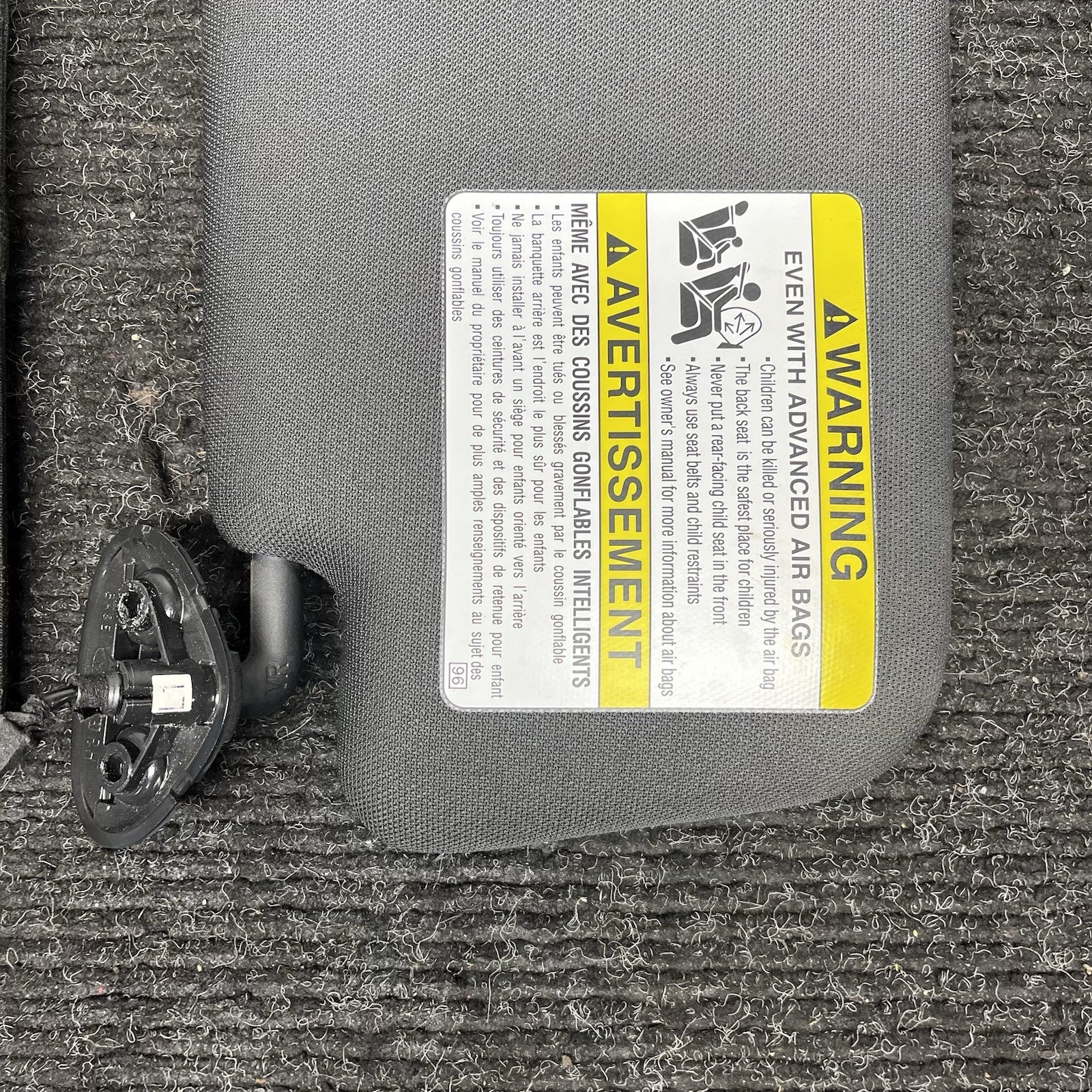 ☑️ 2015-2019 Subaru WRX STI Left Driver Passenger Right Sun Visor Pair OEM 15-19
