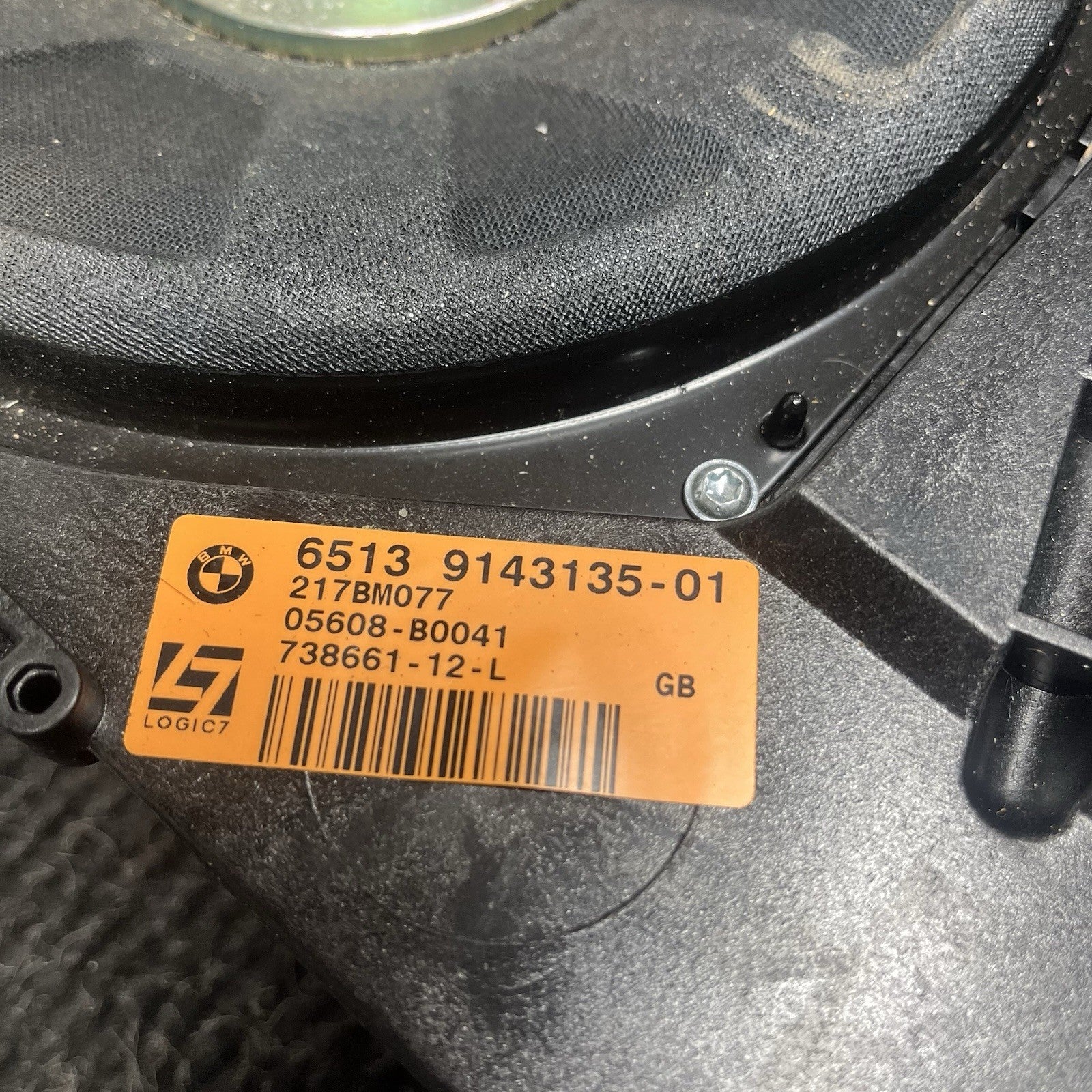 ☑️ 07-13 BMW E90 E92 328i 335i M3 Floor Speaker Subwoofer LeftDriver 9143135 OEM