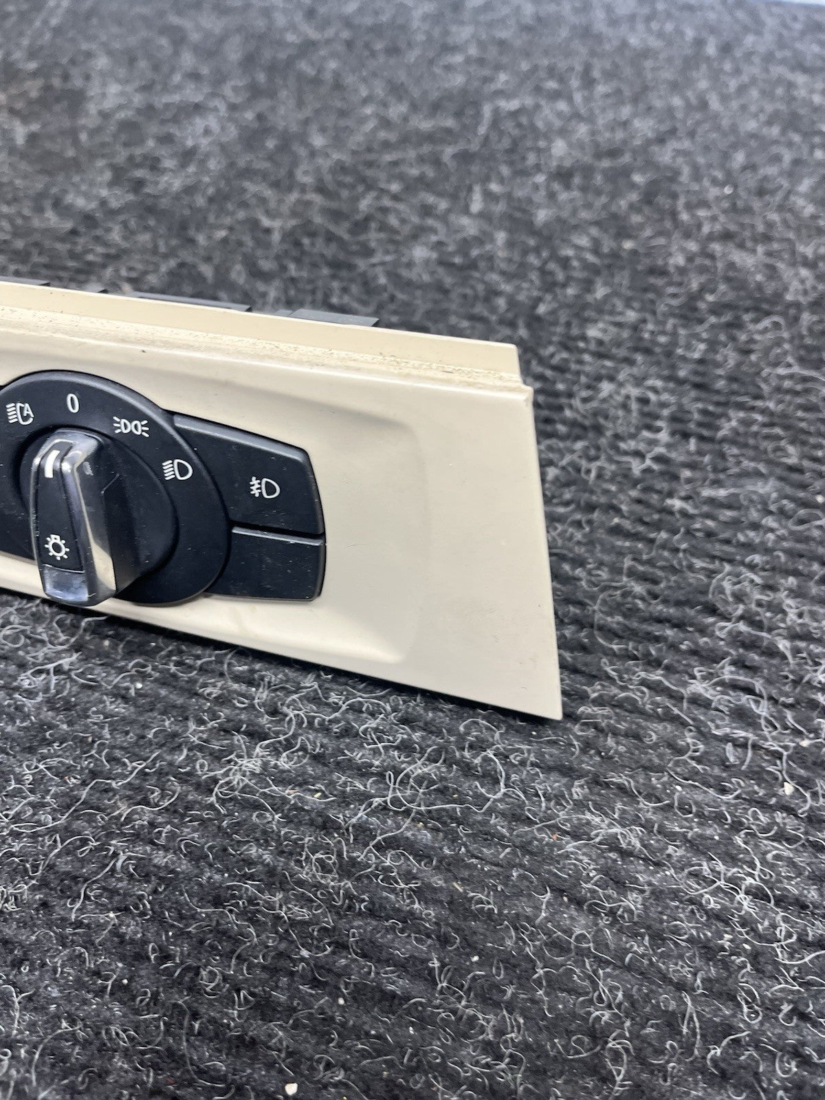 ☑️ 07-13 OEM BMW E92 E93 328 335 Headlight Switch Control Panel Light TAN