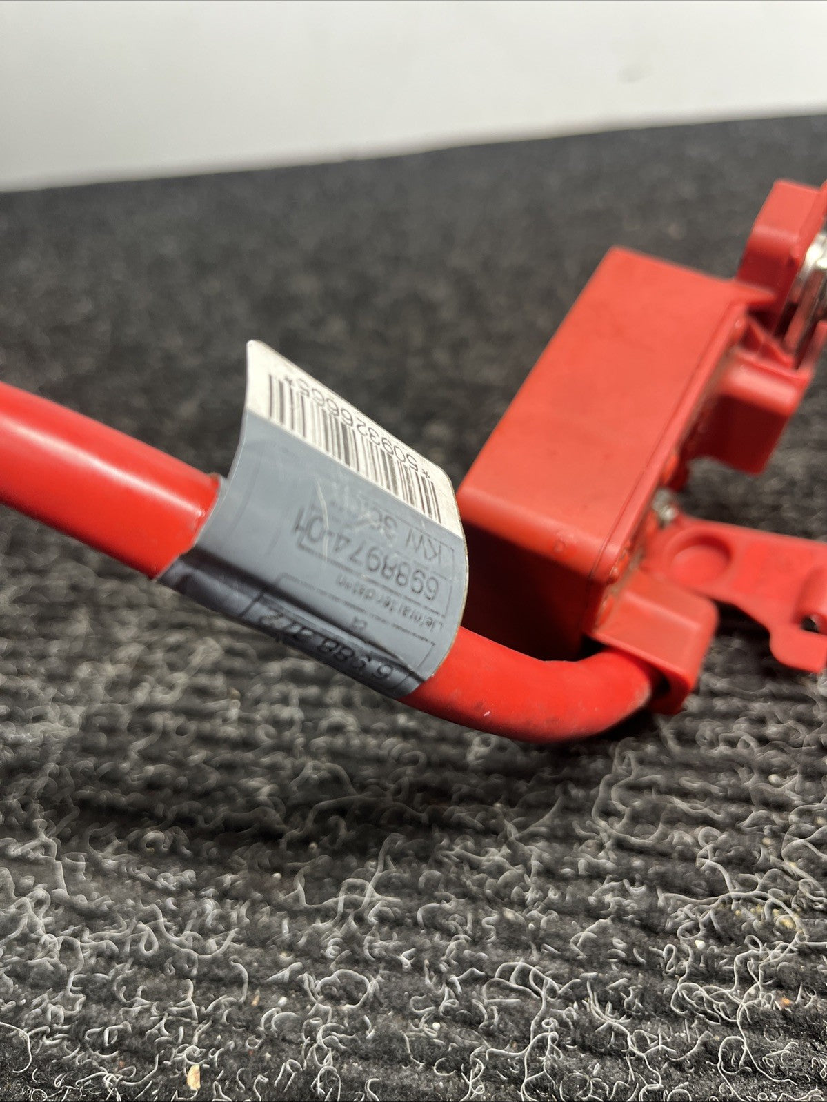 ☑️ 06-13 OEM BMW E82 E90 E92 M3 Battery Plus Pole Terminal Positive Red Cable
