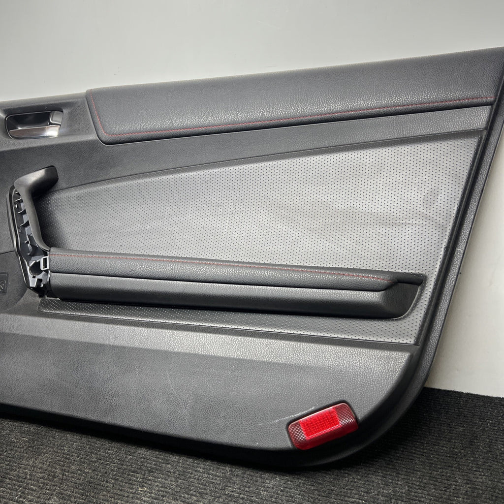 ☑️2015 SCION FRS FR-S BRZ RIGHT PASSENGER DOOR PANEL OEM LEATHER RED STITCH