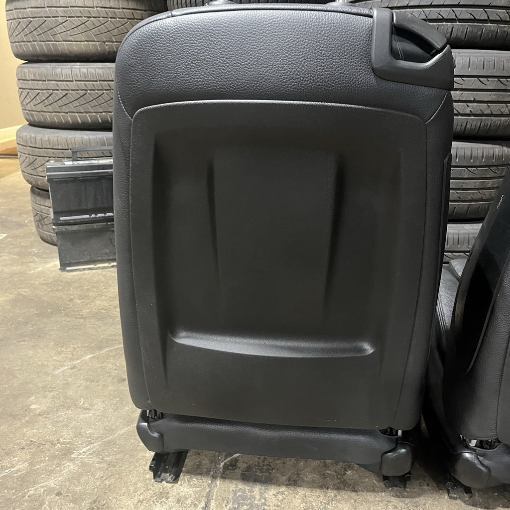 ☑️ 08-13 OEM BMW E82 128 135 Coupe Front Power Sport Seats Boston Leather Black
