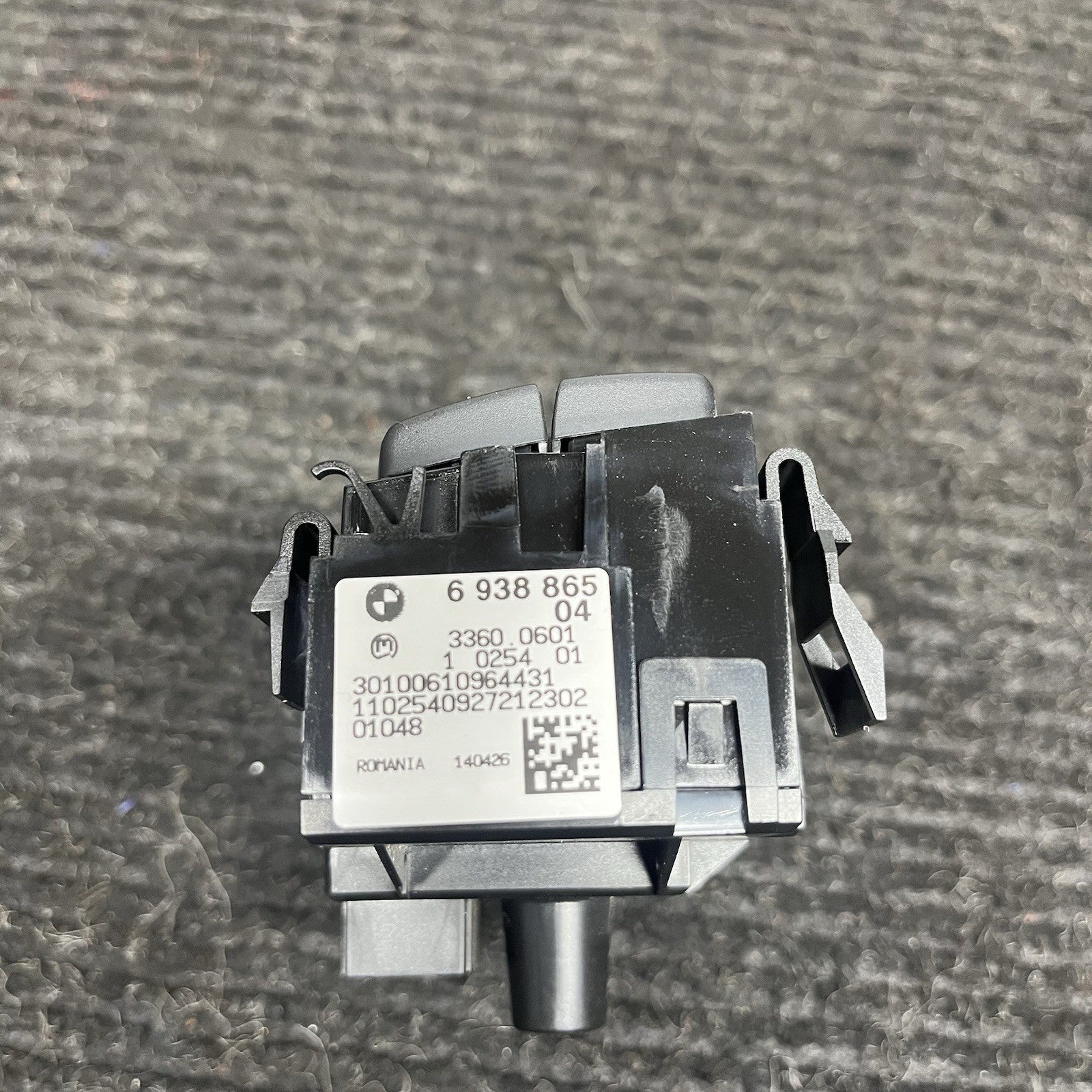 ☑️06-11 OEM BMW E82 E90 E92 M3 Headlight Switch Control Panel Light Module BLACK